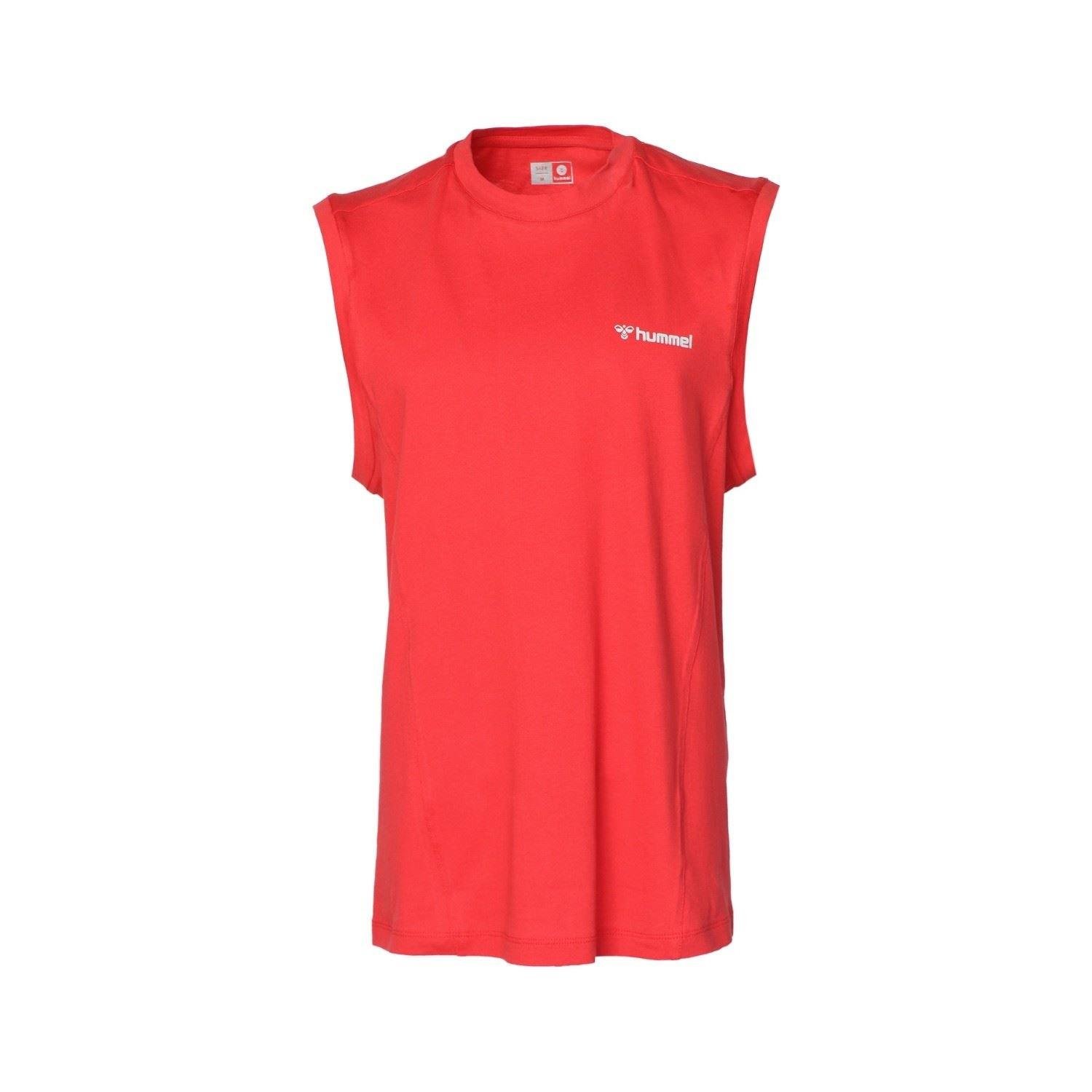 Hummel Hmlgino Tank Top Erkek Kirmizi Kolsuz Tshirt
