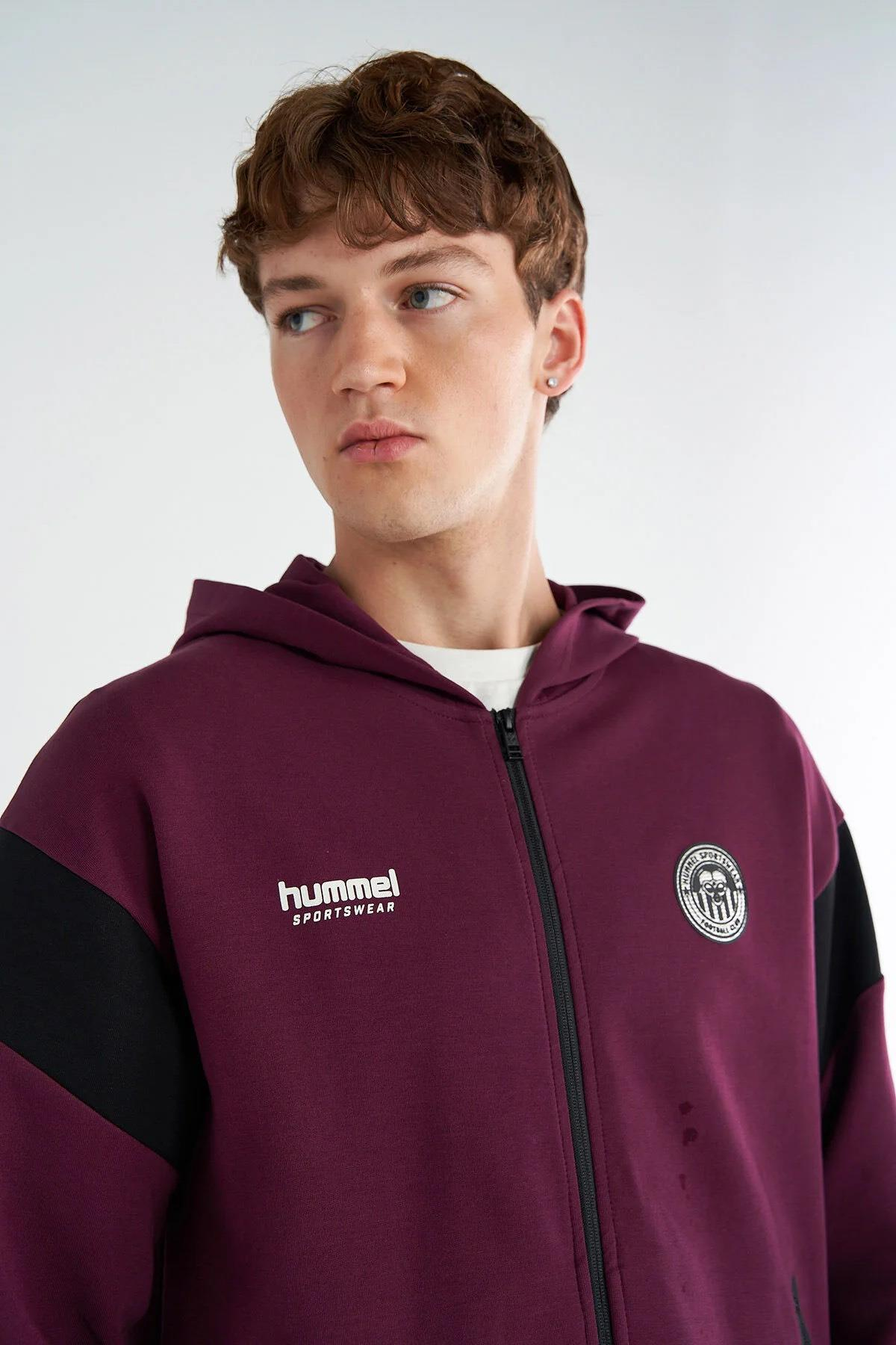 Hummel Hmlglex Zip Hoodie Erkek  Tam Fermuarlı Sweat