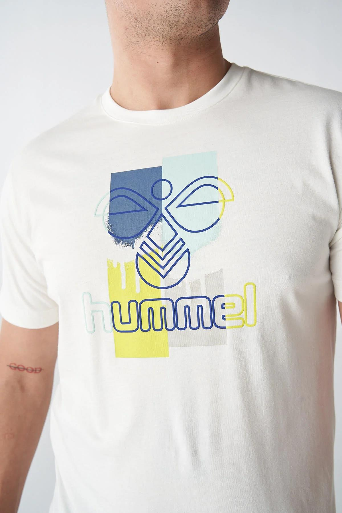 Hummel Hmlgodric T-Shirt S/S Erkek  Bisiklet Yaka Tshirt