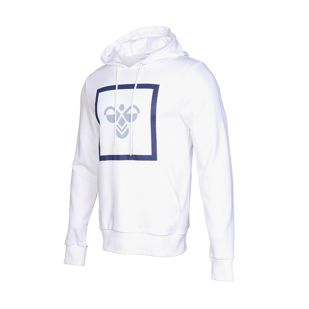 Hummel Hmlhelder Hoodie Erkek Beyaz Kapşonlu Sweat