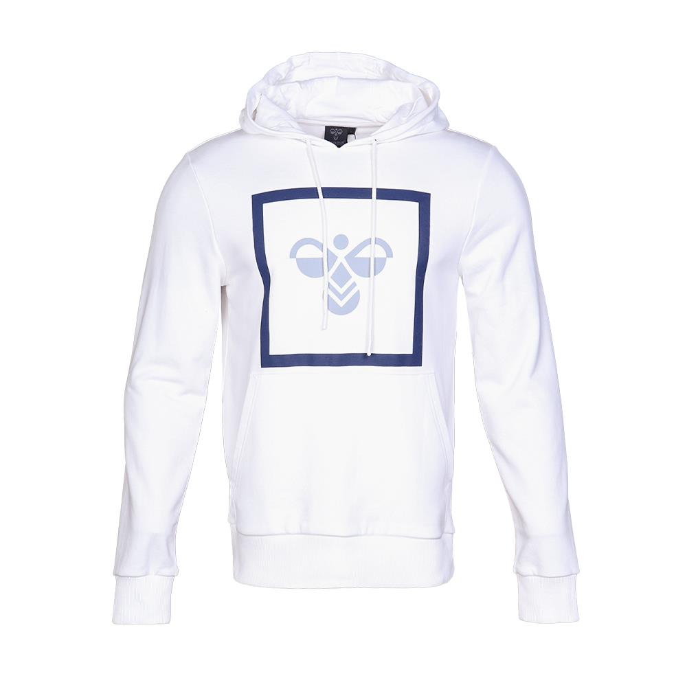 Hummel Hmlhelder Hoodie Erkek Beyaz Kapşonlu Sweat
