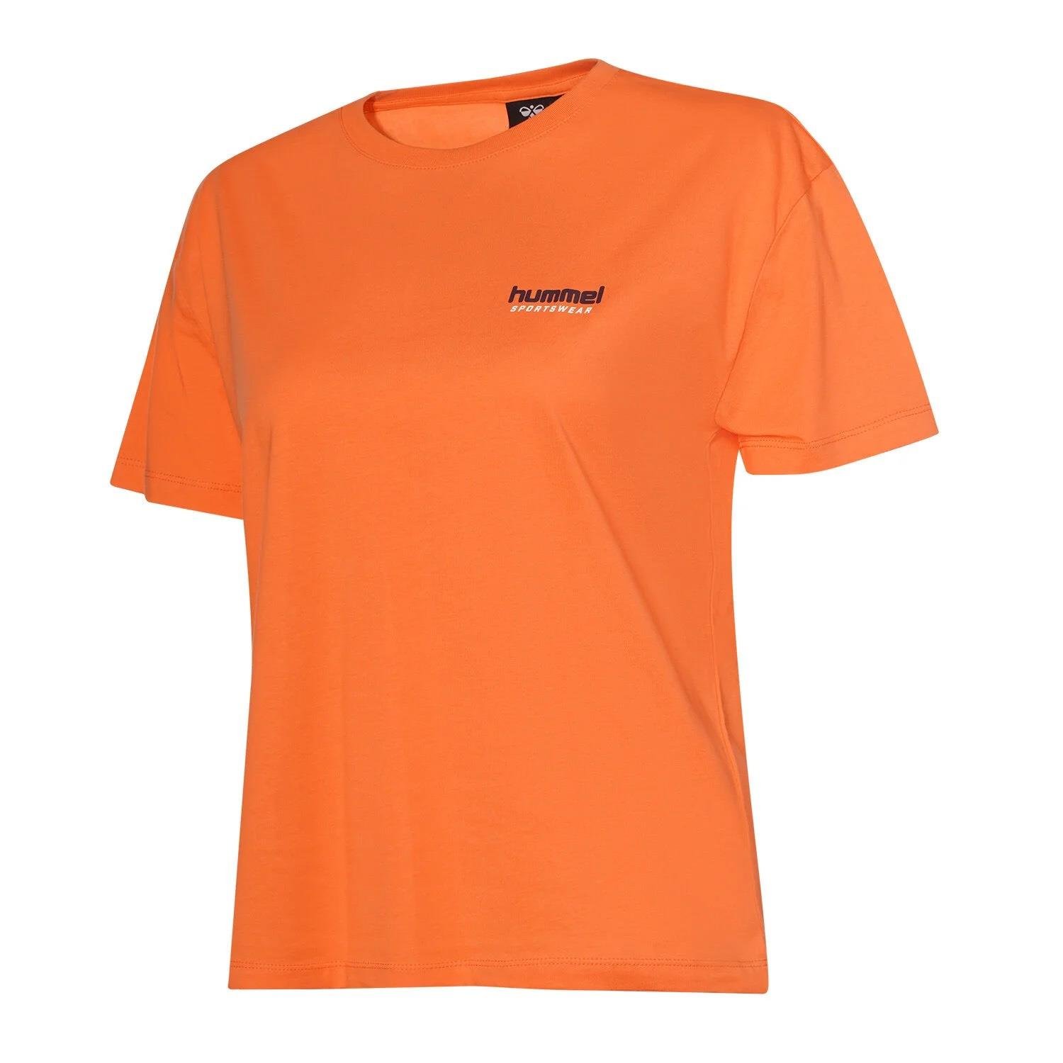 Hummel Hmljarel T-Shirt S/S Kadın  Bisiklet Yaka Tshirt