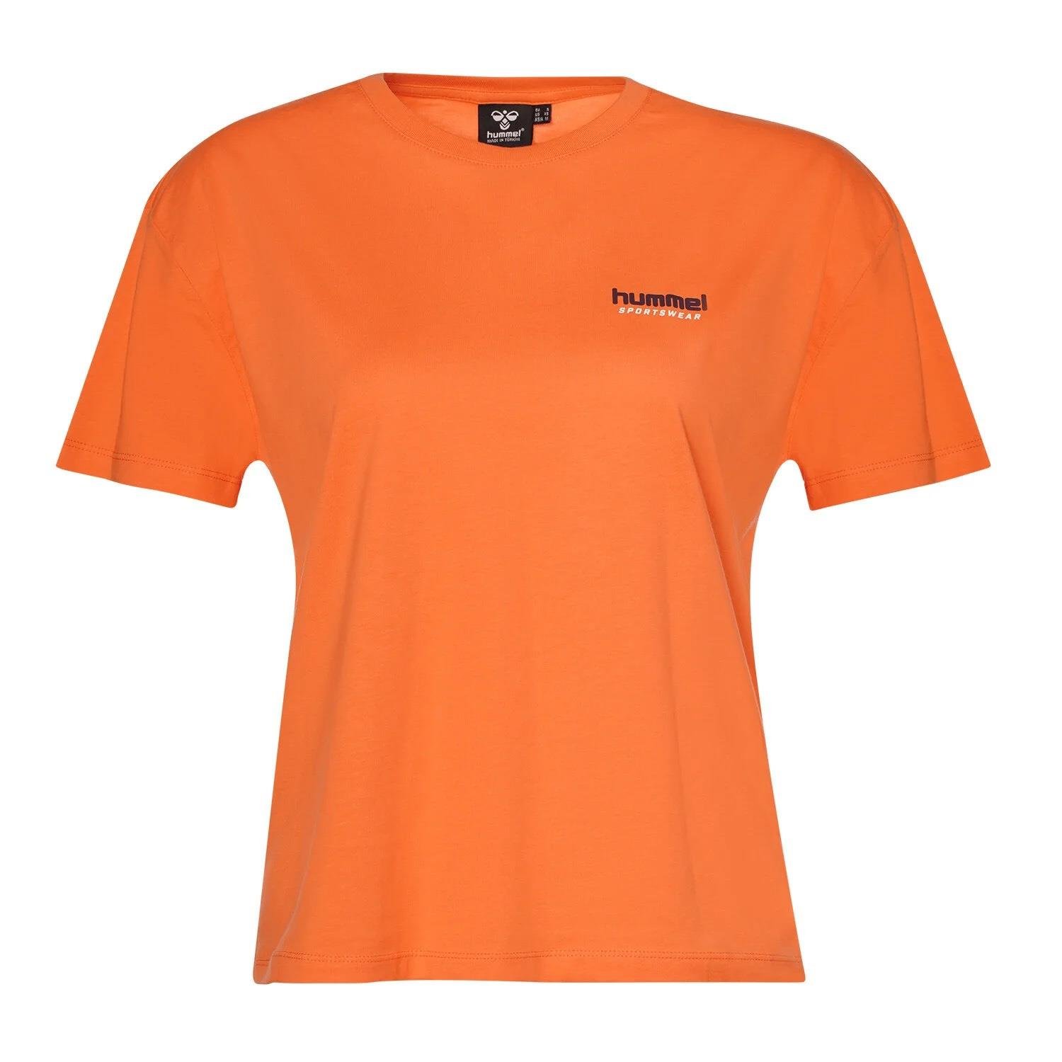 Hummel Hmljarel T-Shirt S/S Kadın  Bisiklet Yaka Tshirt