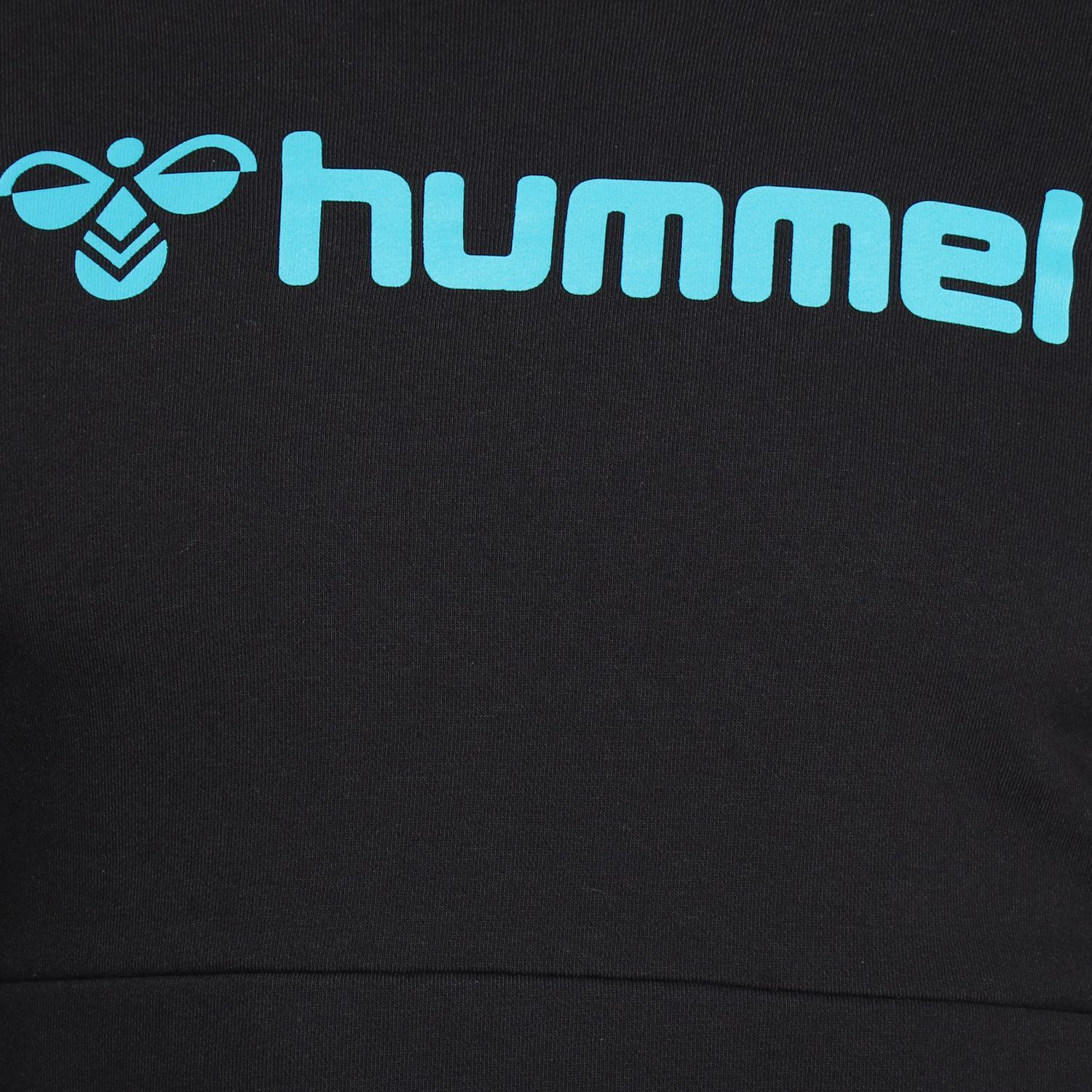 Hummel Hmljustın Hoodıe Erkek Siyah Kapşonlu Sweat