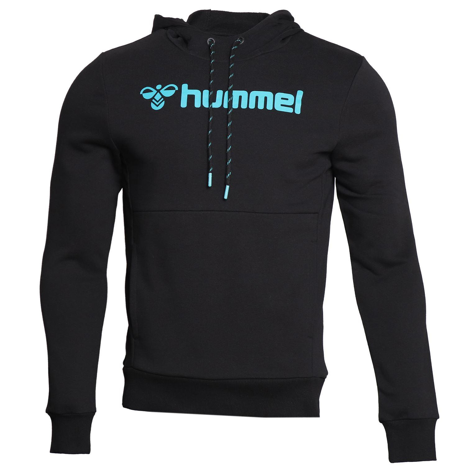 Hummel Hmljustın Hoodıe Erkek Siyah Kapşonlu Sweat