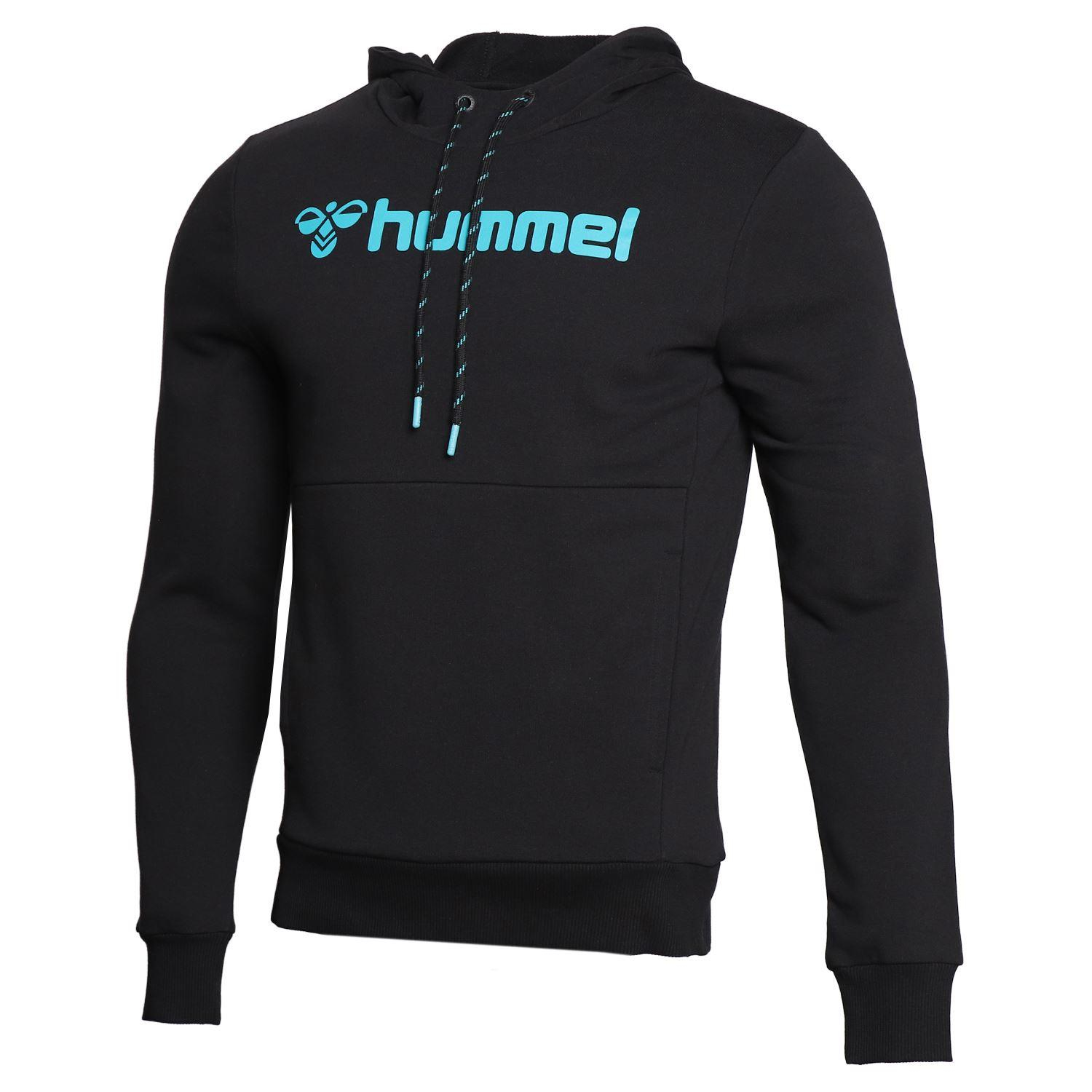 Hummel Hmljustın Hoodıe Erkek Siyah Kapşonlu Sweat