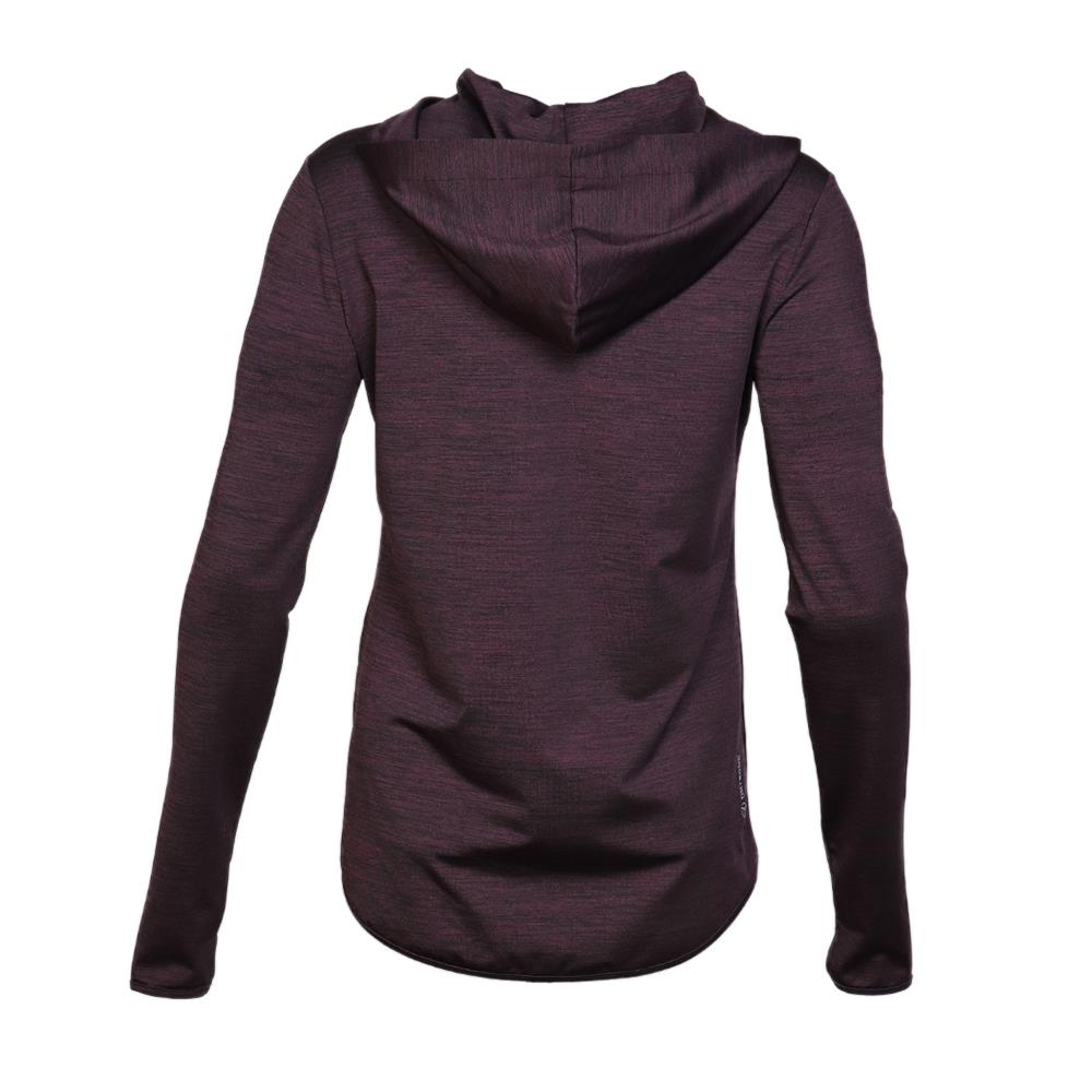 Hummel Hmlmabelle Hoodie Kadın Mor Tam Fermuarlı Sweat