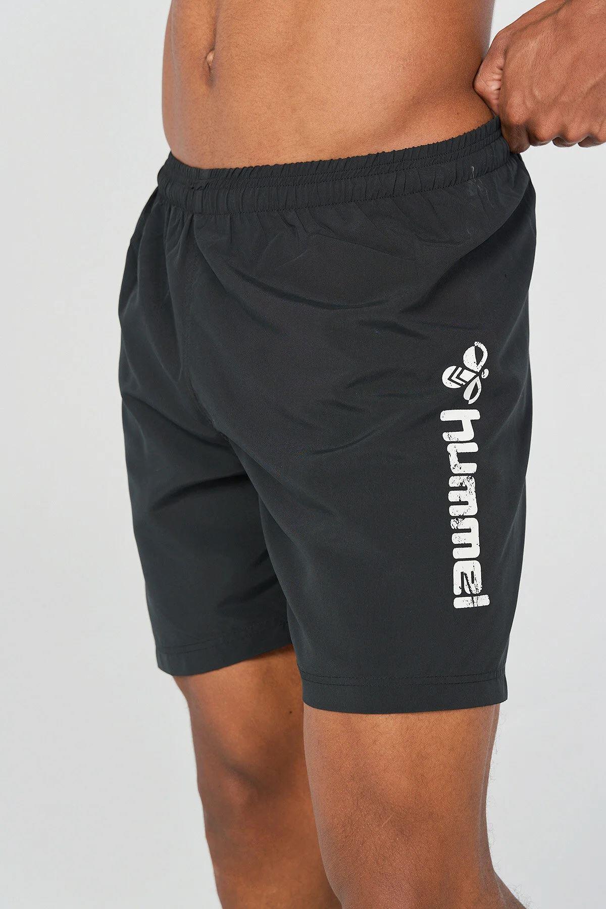Hummel Hmlmaika  Swimshorts Erkek Siyah Deniz Şortu
