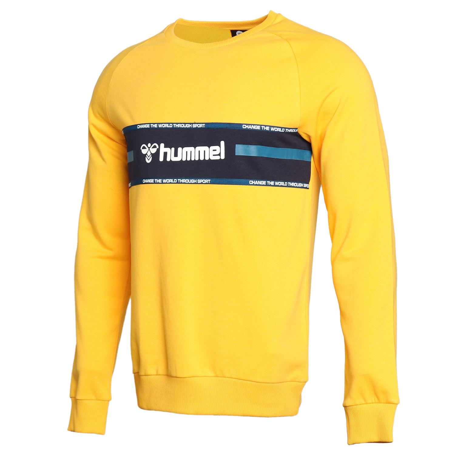Hummel Hmlmelam Sweatshırt Erkek Sari Sweatshirt