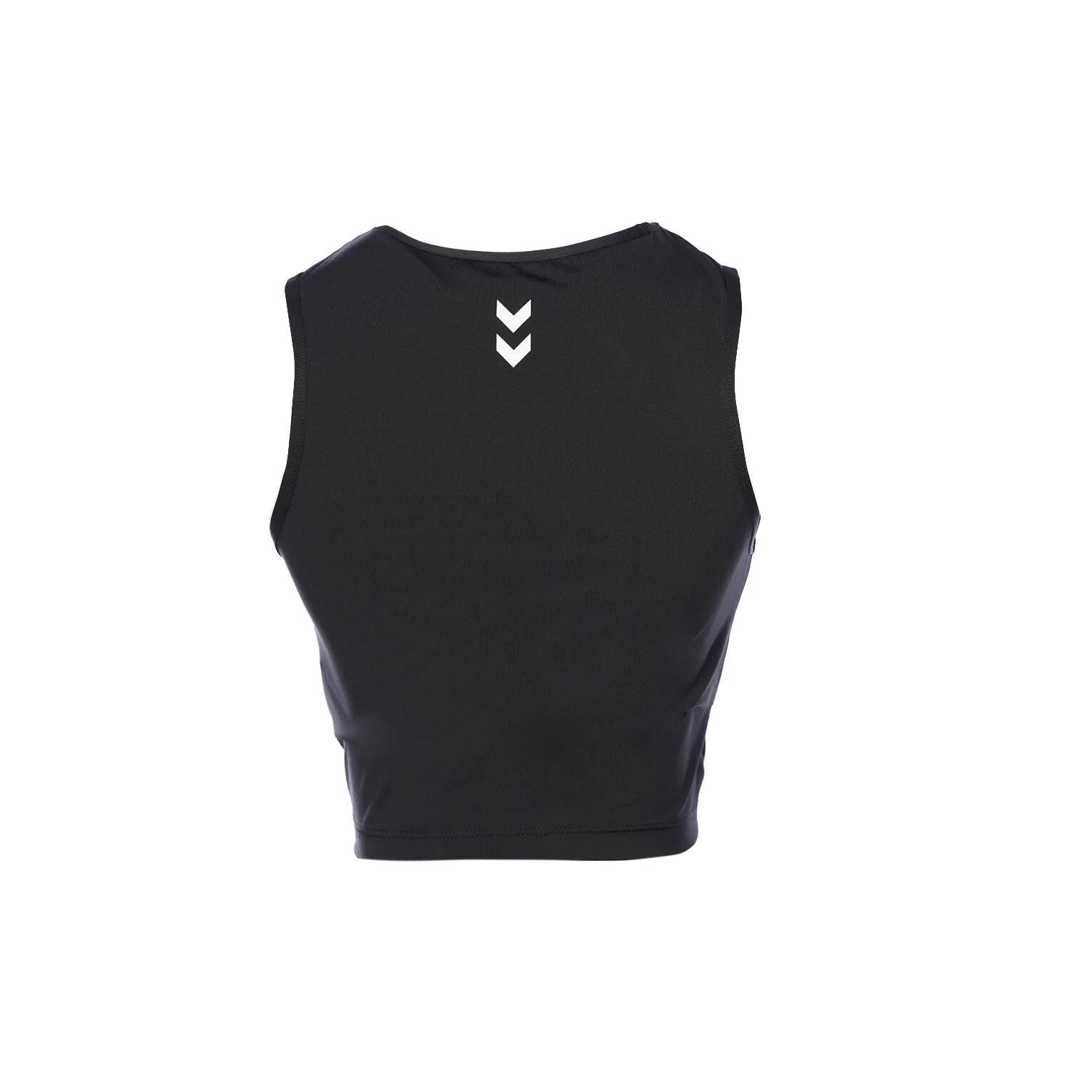 Hummel Hmlmerina Crop Top Kadın  Bisiklet Yaka Tshirt
