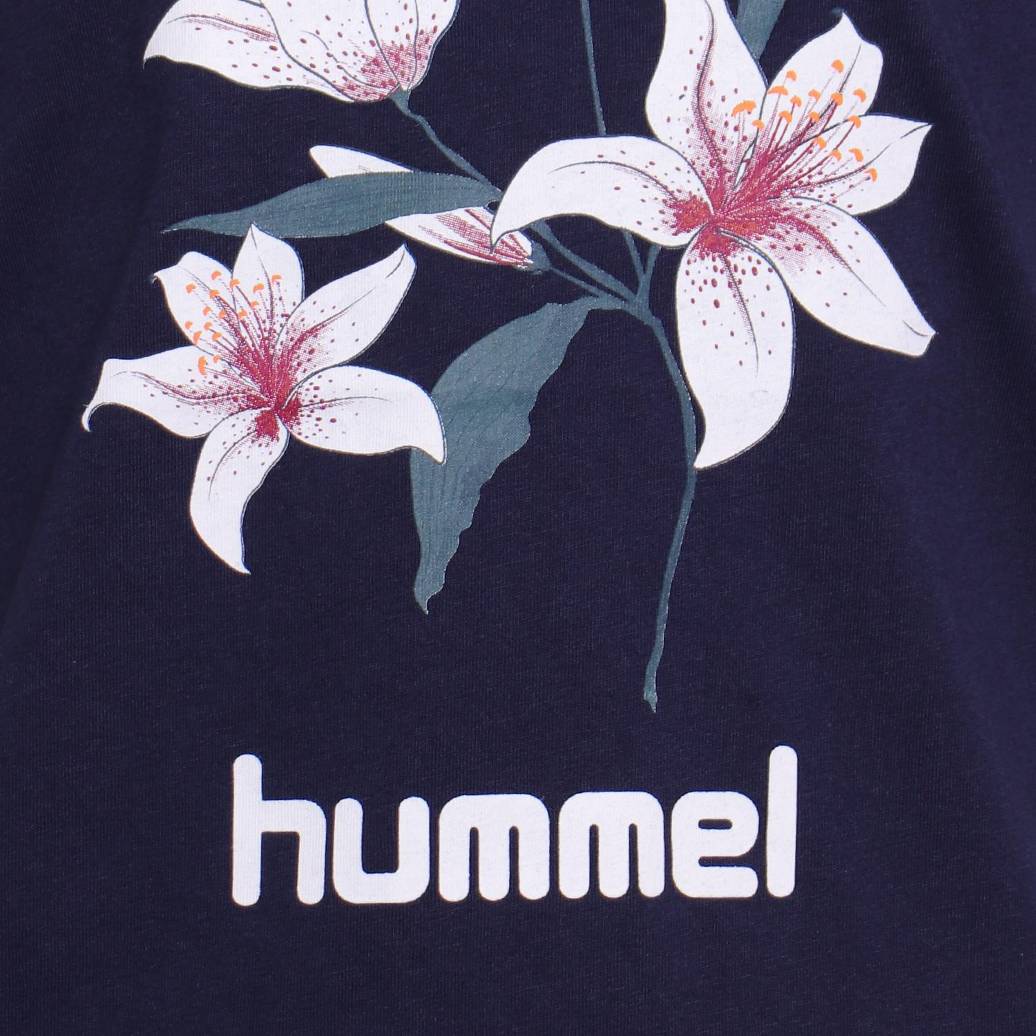 Hummel Hmlneves T-Shirt S/S Tee Çocuk Mavi Tshirt