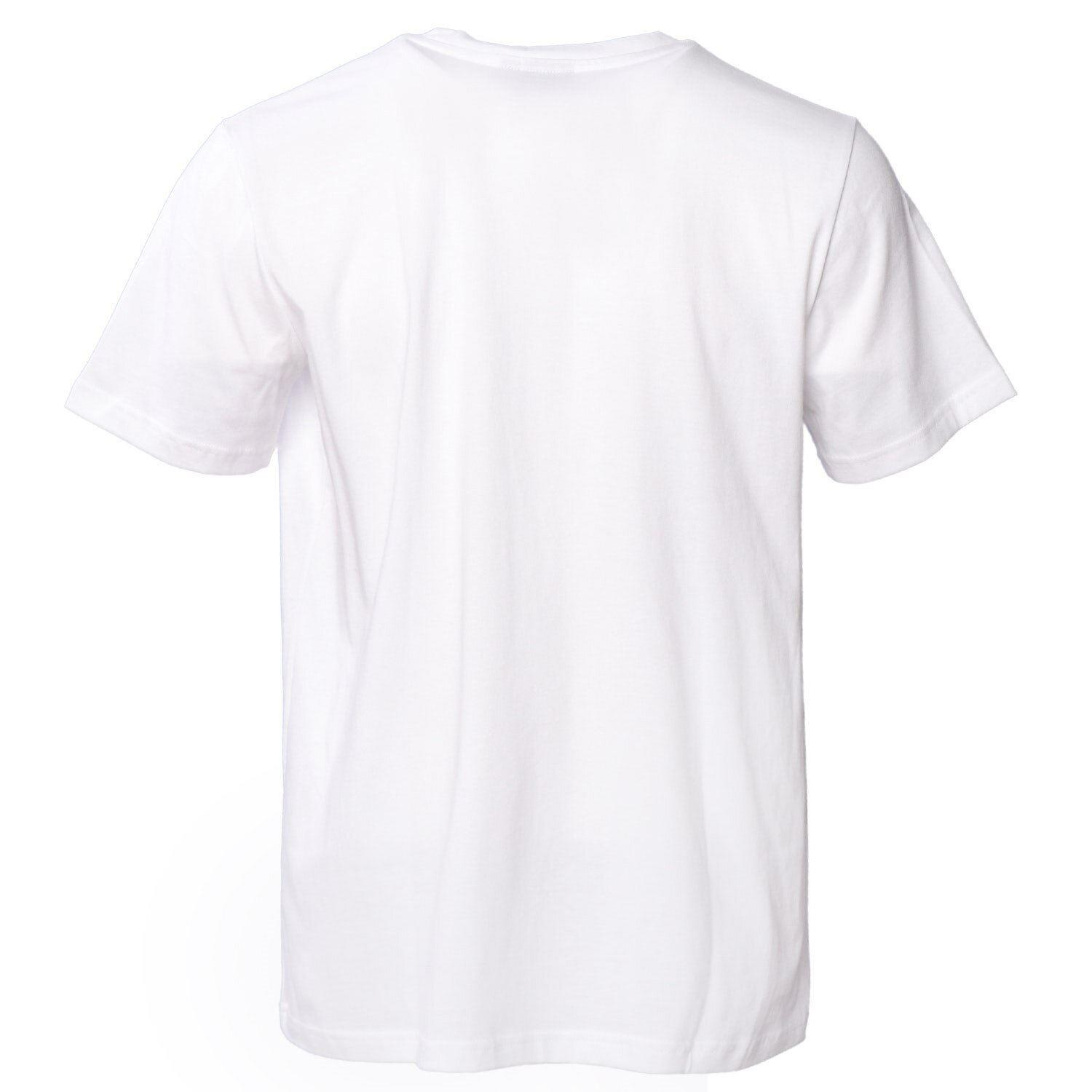 Hummel Hmlt-isam T-Shirt Erkek Beyaz Bisiklet Yaka Tshirt