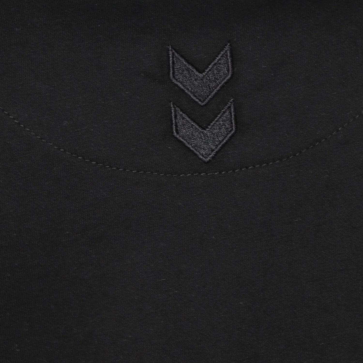 Hummel Hmlt-Mt Emmi Short T-Shirt Kadın Siyah Bisiklet Yaka Tshirt
