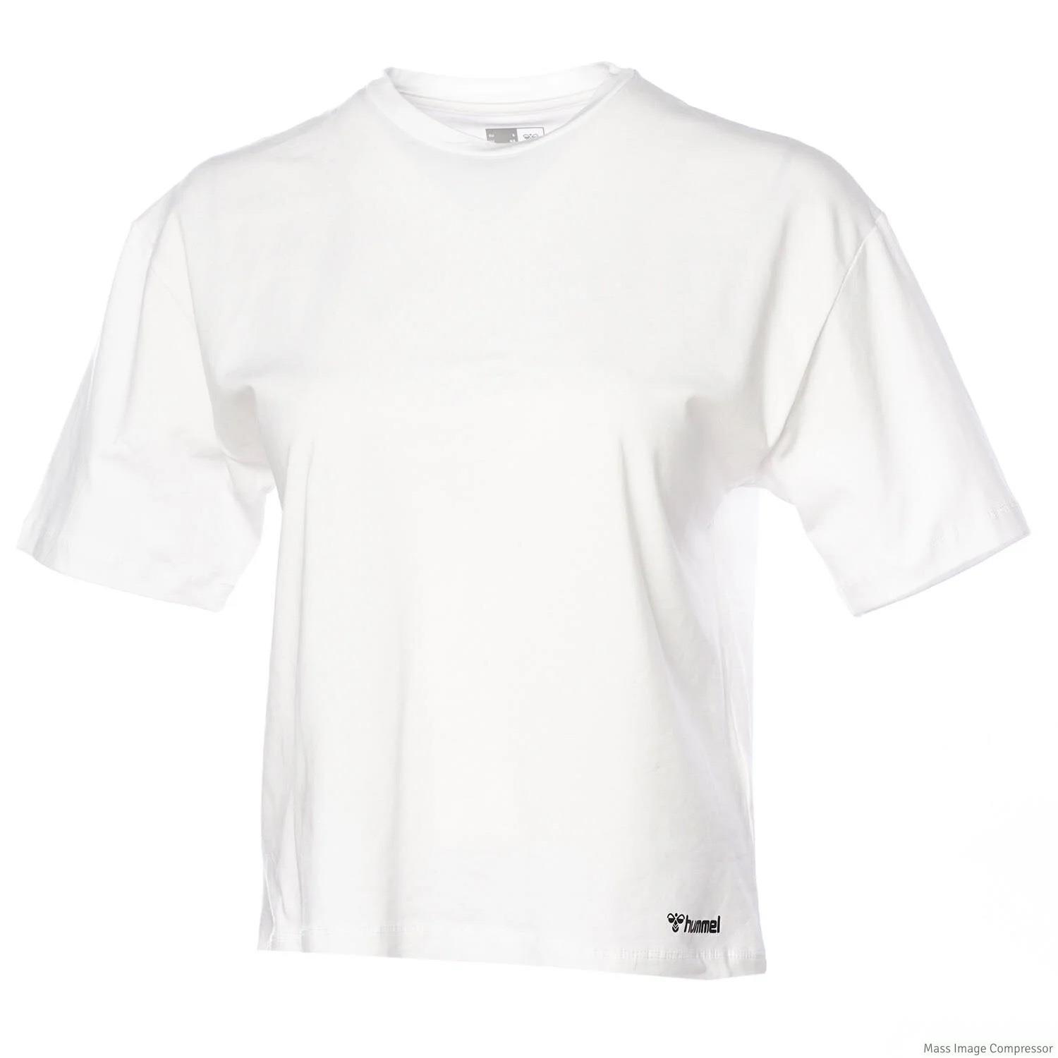 Hummel Hmlt-Mt Ultra Boxy Short T-Shirt Kadın  Bisiklet Yaka Tshirt