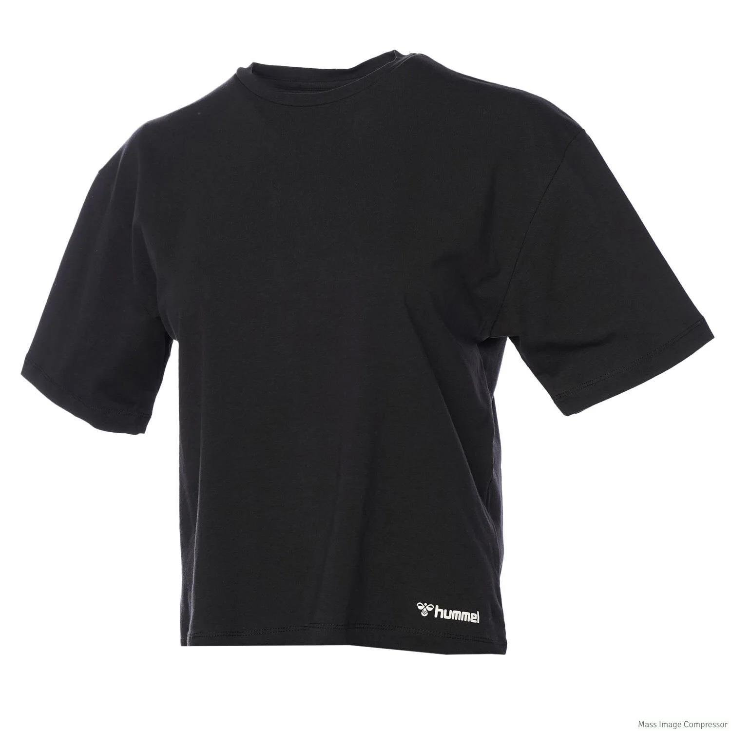 Hummel Hmlt-Mt Ultra Boxy Short T-Shirt Kadın  Bisiklet Yaka Tshirt