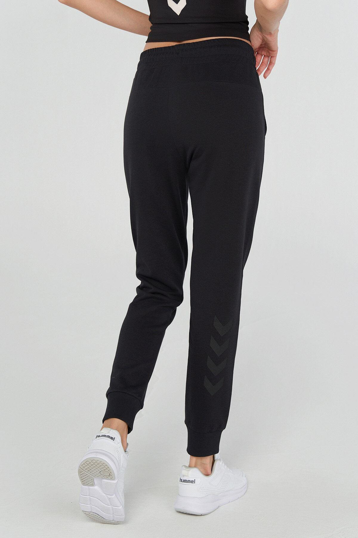 Hummel Hmlt-Noni 2.0 Regular Pants Kadın Siyah Eşofman Alt