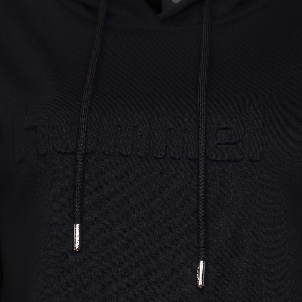 Hummel Hmlviolet Hoodie Kadın Siyah Tam Fermuarlı Sweat