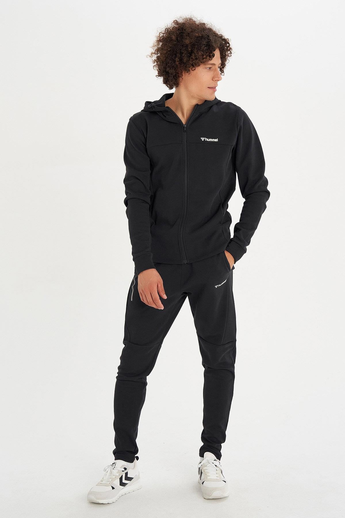Hummel Mayer Tappered Pants Erkek Siyah Eşofman Alt