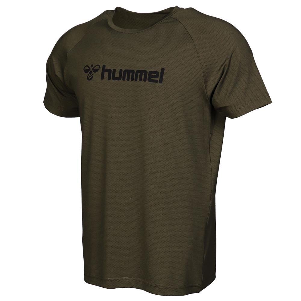 Hummel Mesi T-Shirt S/S Tee Erkek Haki Tshirt