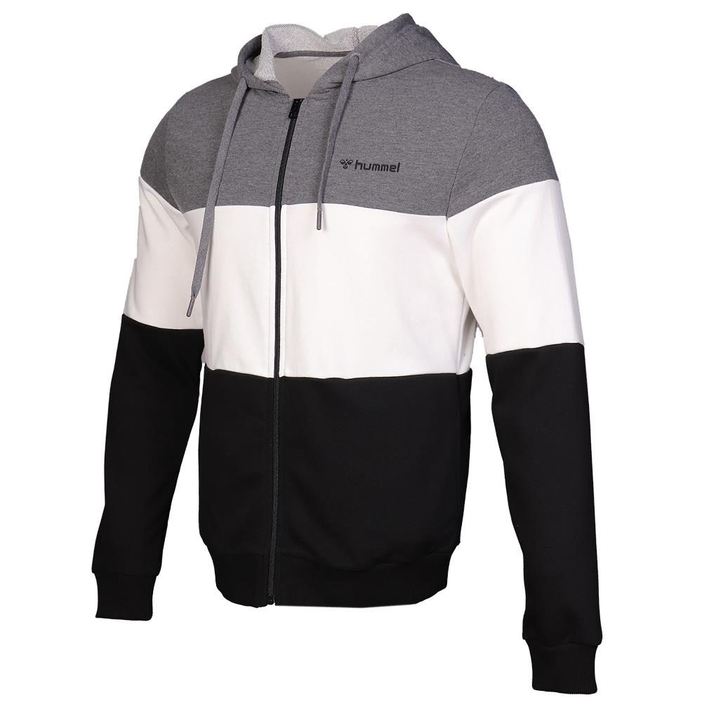 Hummel Ophion Zip Hoodie Erkek Antrasit Tam Fermuarlı Sweat