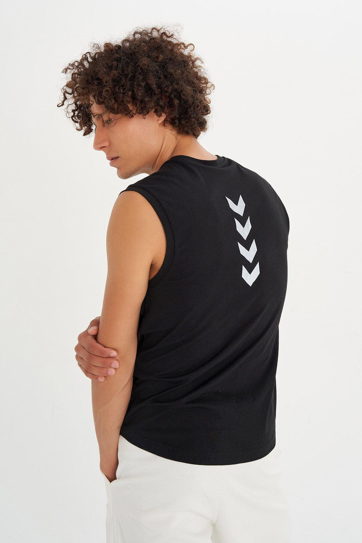 Hummel Tim Tank Top Erkek Siyah Kolsuz Tshirt