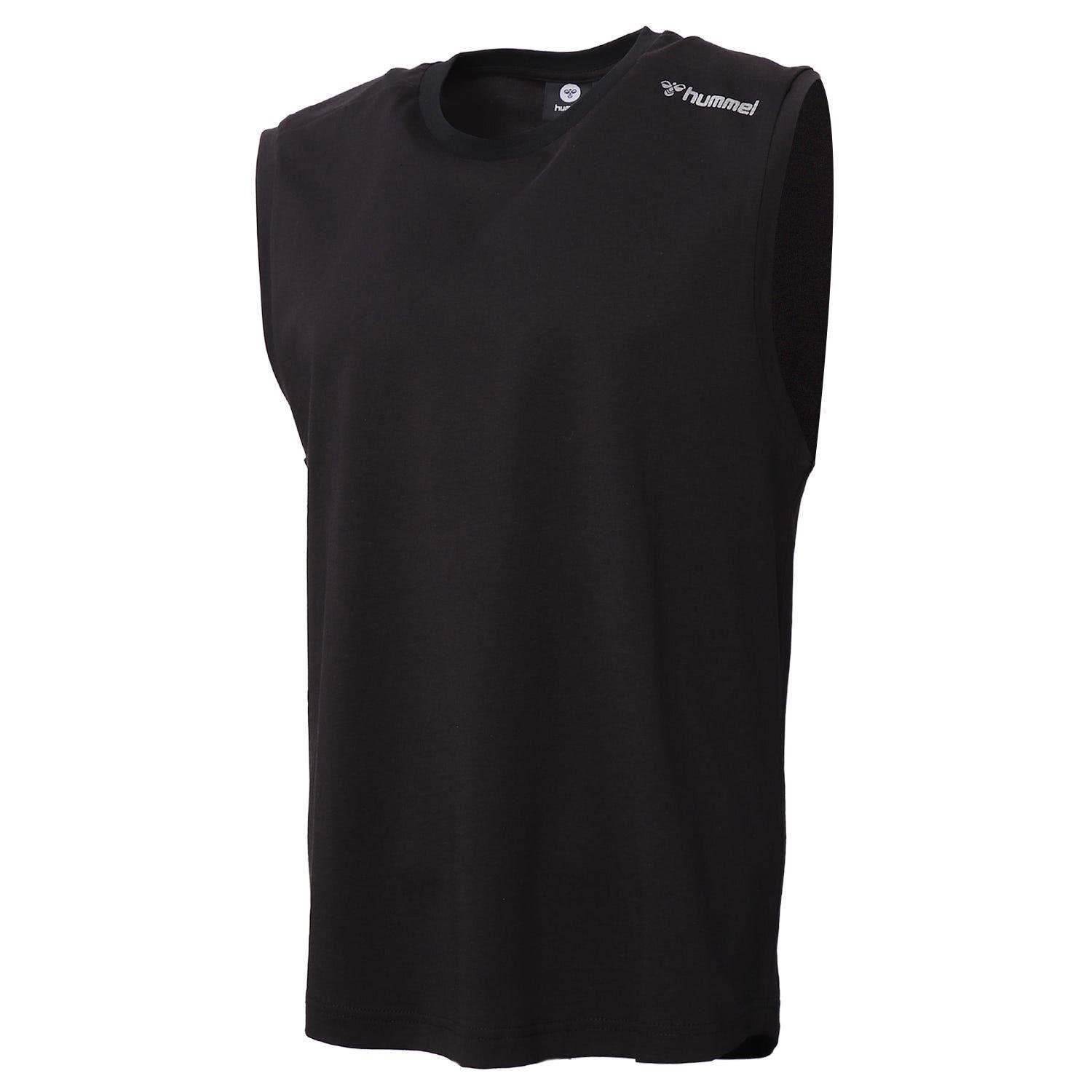 Hummel Tim Tank Top Erkek Siyah Kolsuz Tshirt