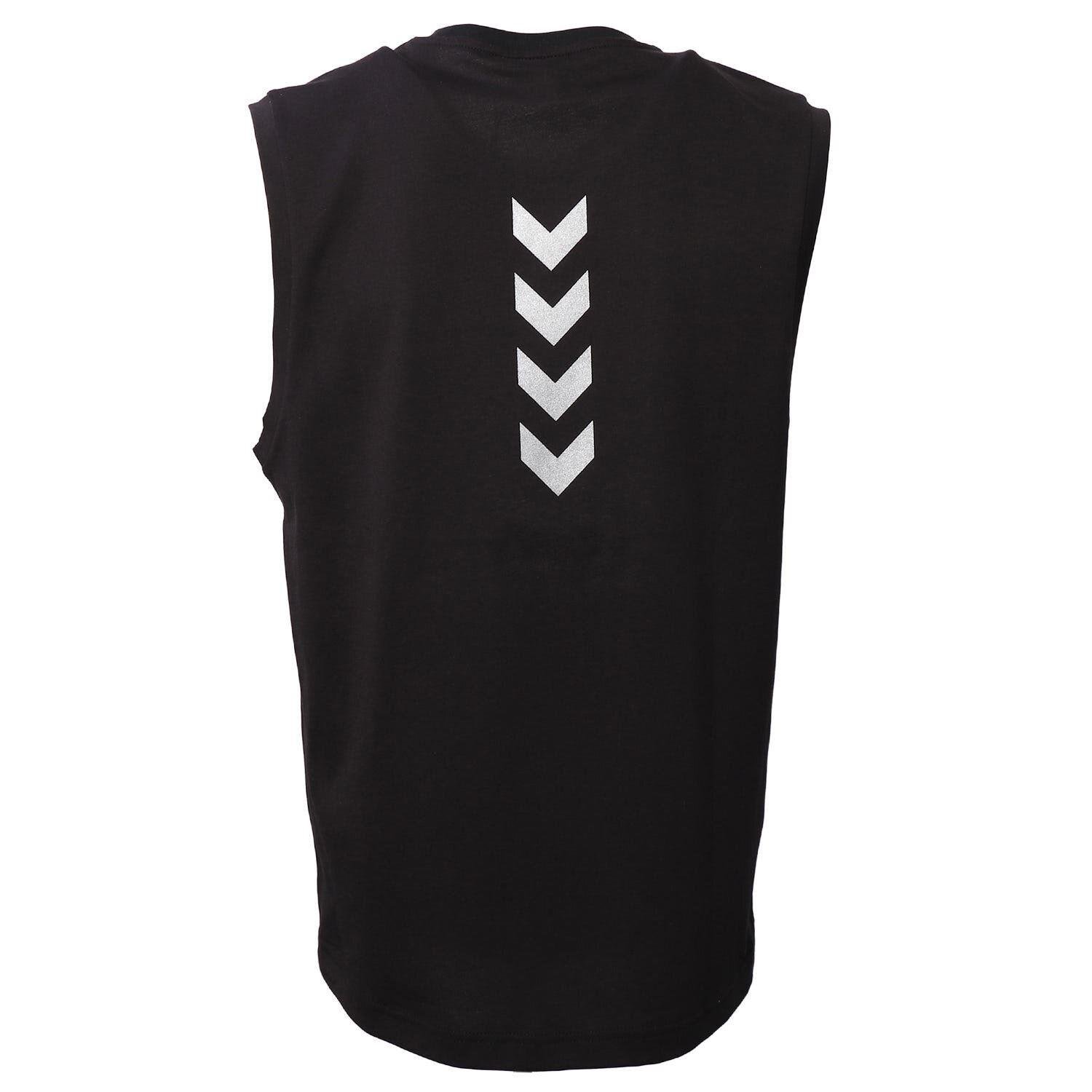 Hummel Tim Tank Top Erkek Siyah Kolsuz Tshirt