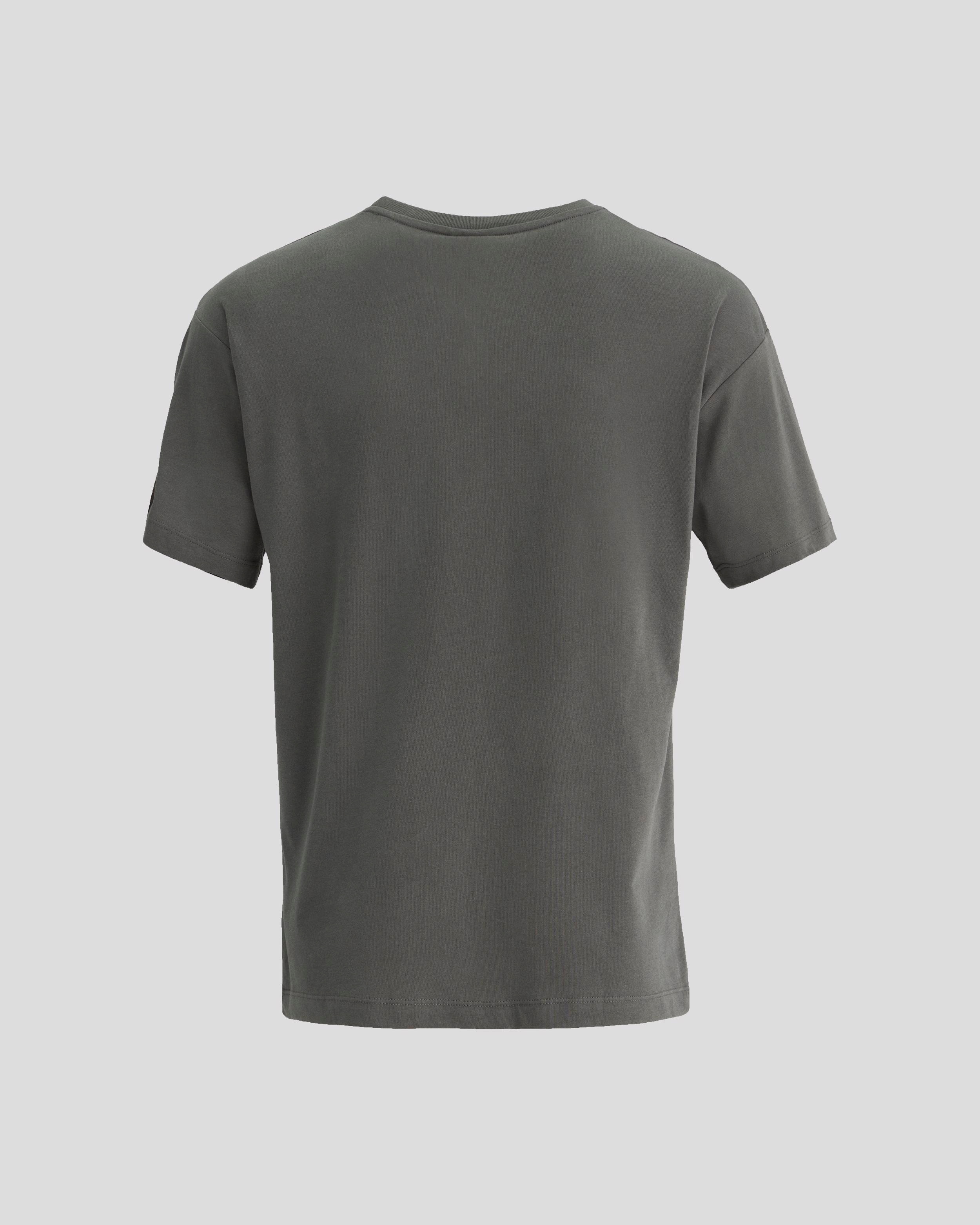 Kappa 222 Banda Pop Tk Erkek Gri Bisiklet Yaka Tshirt