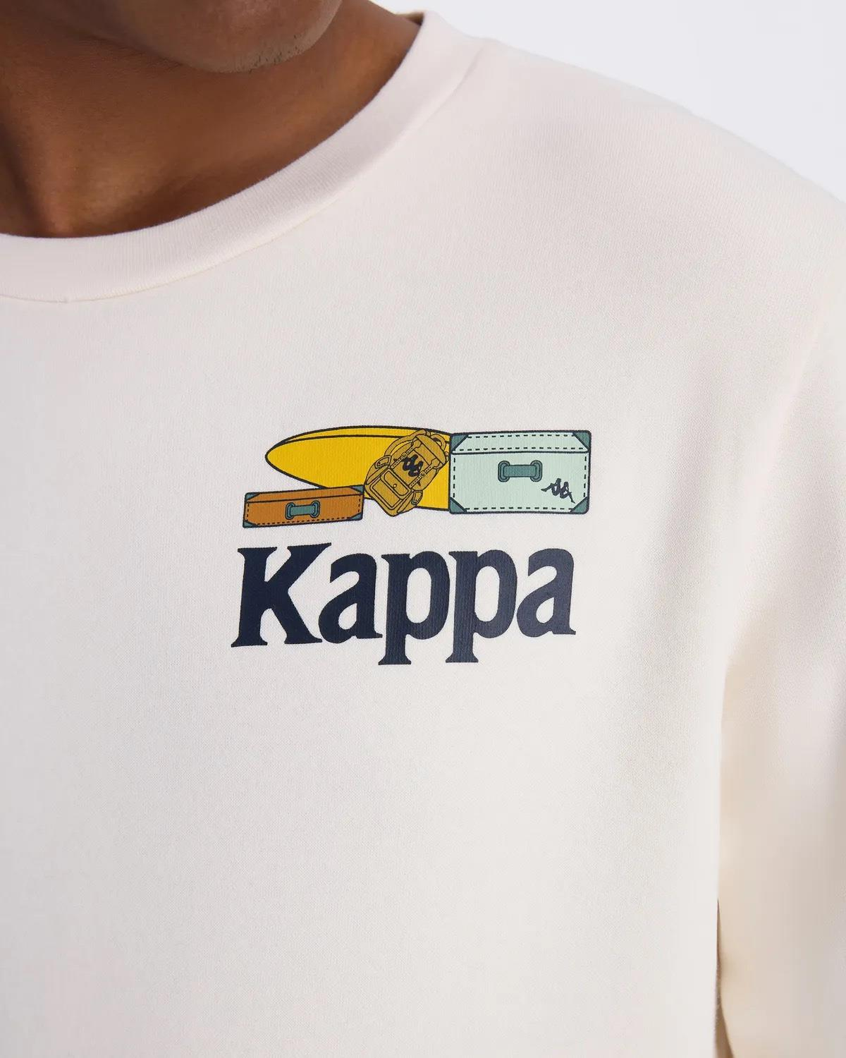Kappa Authentic Authentic Graphik Pyke Erkek  Bisiklet Yaka Sweat