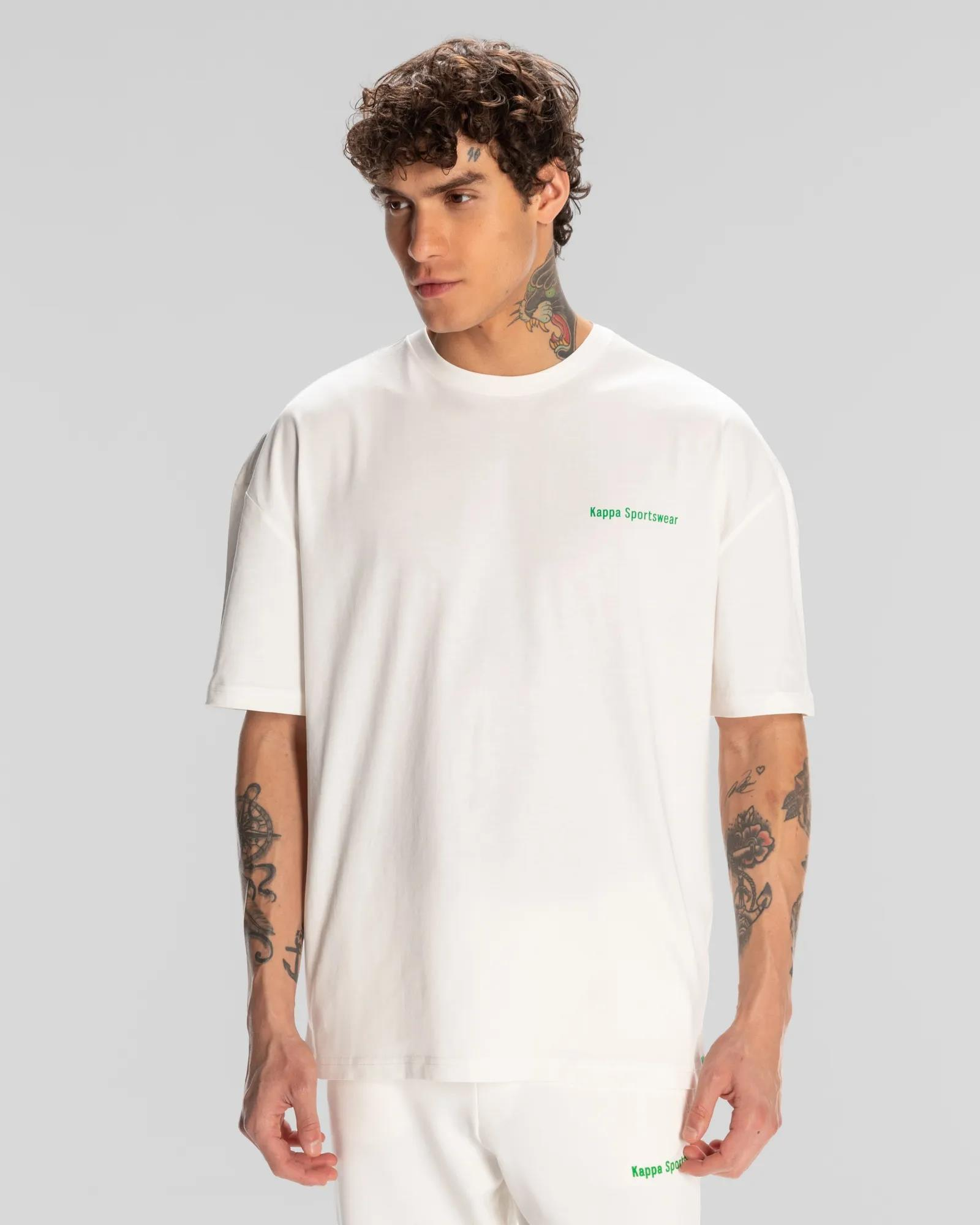Kappa Authentic Dan Erkek  Bisiklet Yaka Tshirt