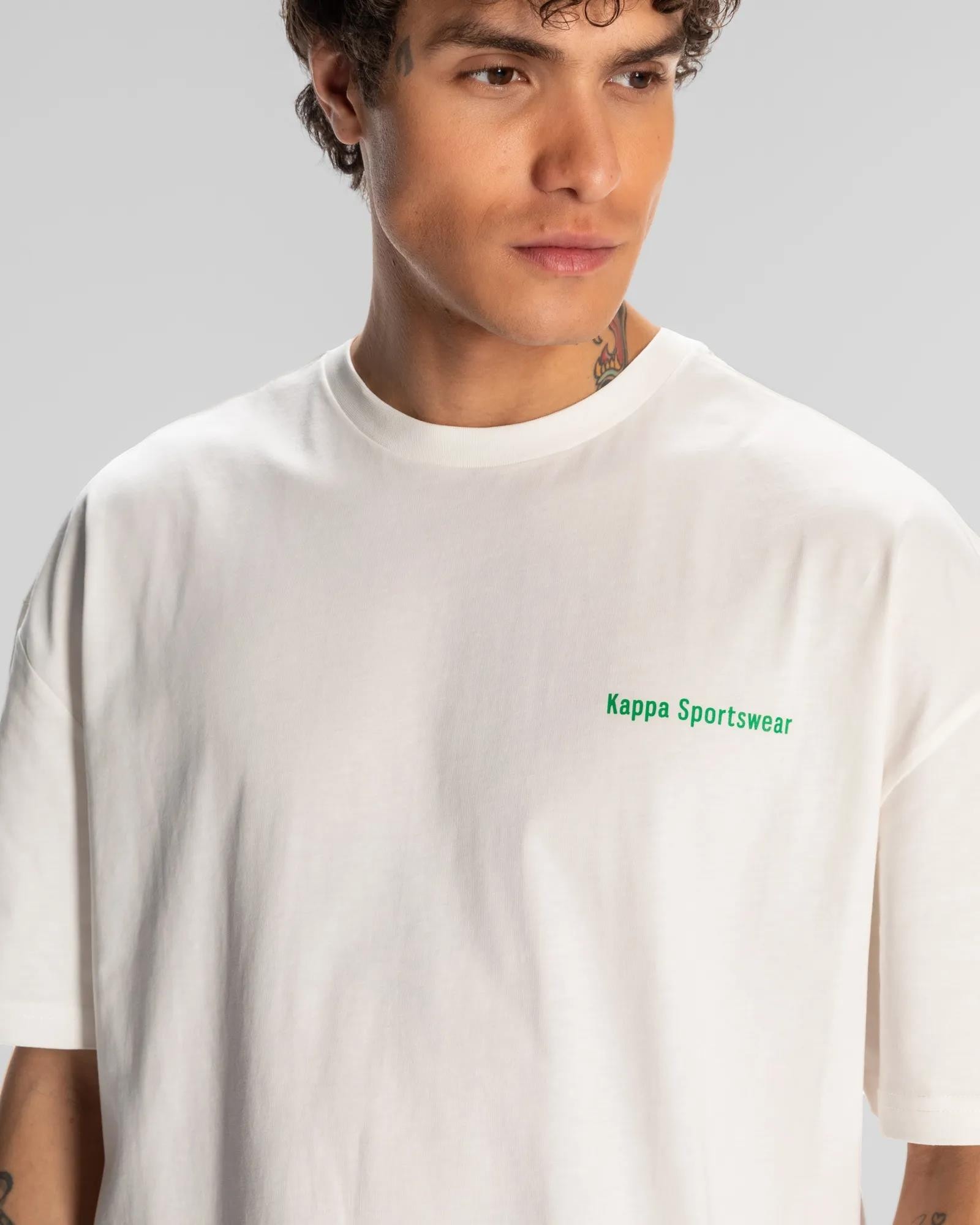 Kappa Authentic Dan Erkek  Bisiklet Yaka Tshirt