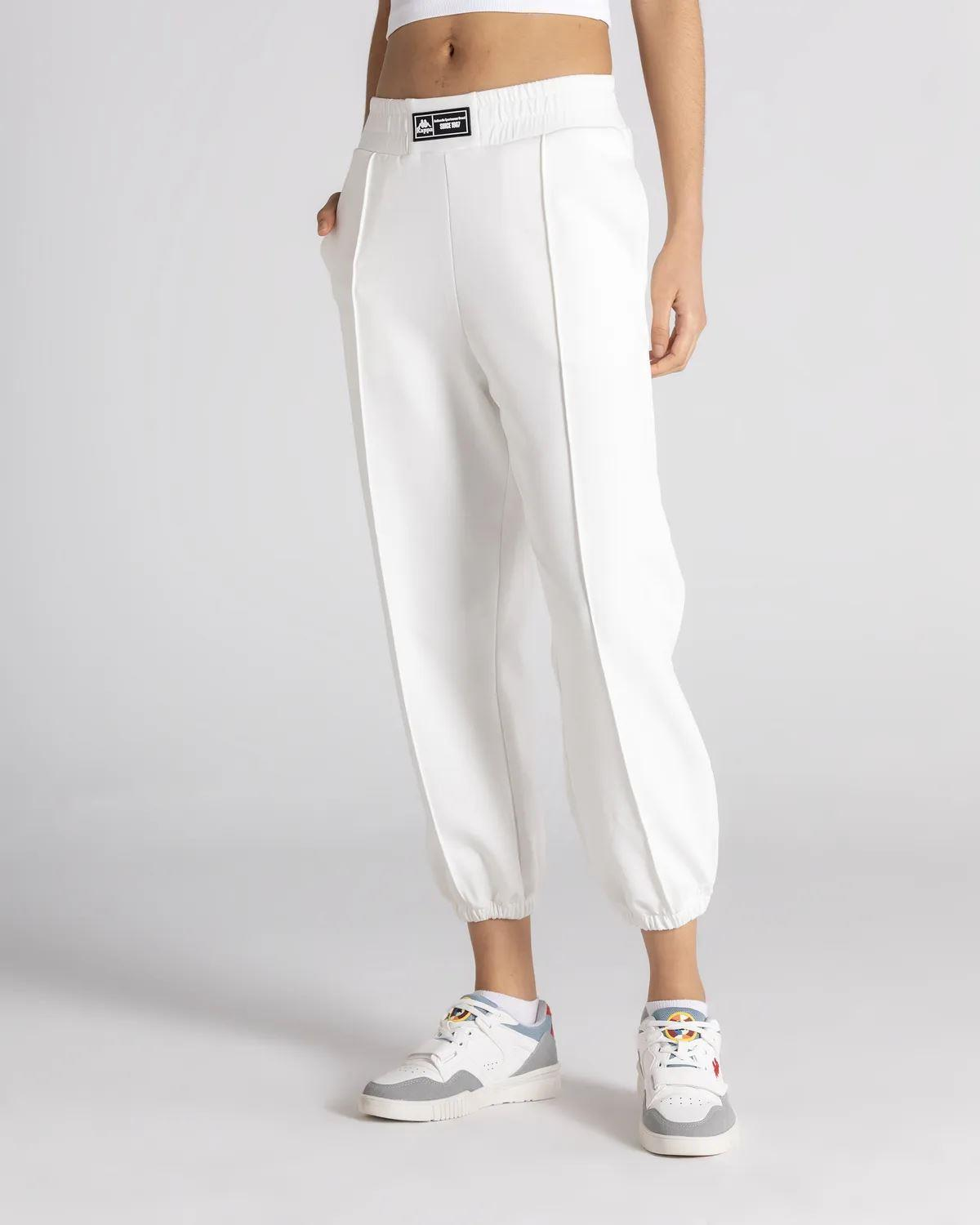 Kappa Authentic Handera Kadın Beyaz Eşofman Alt