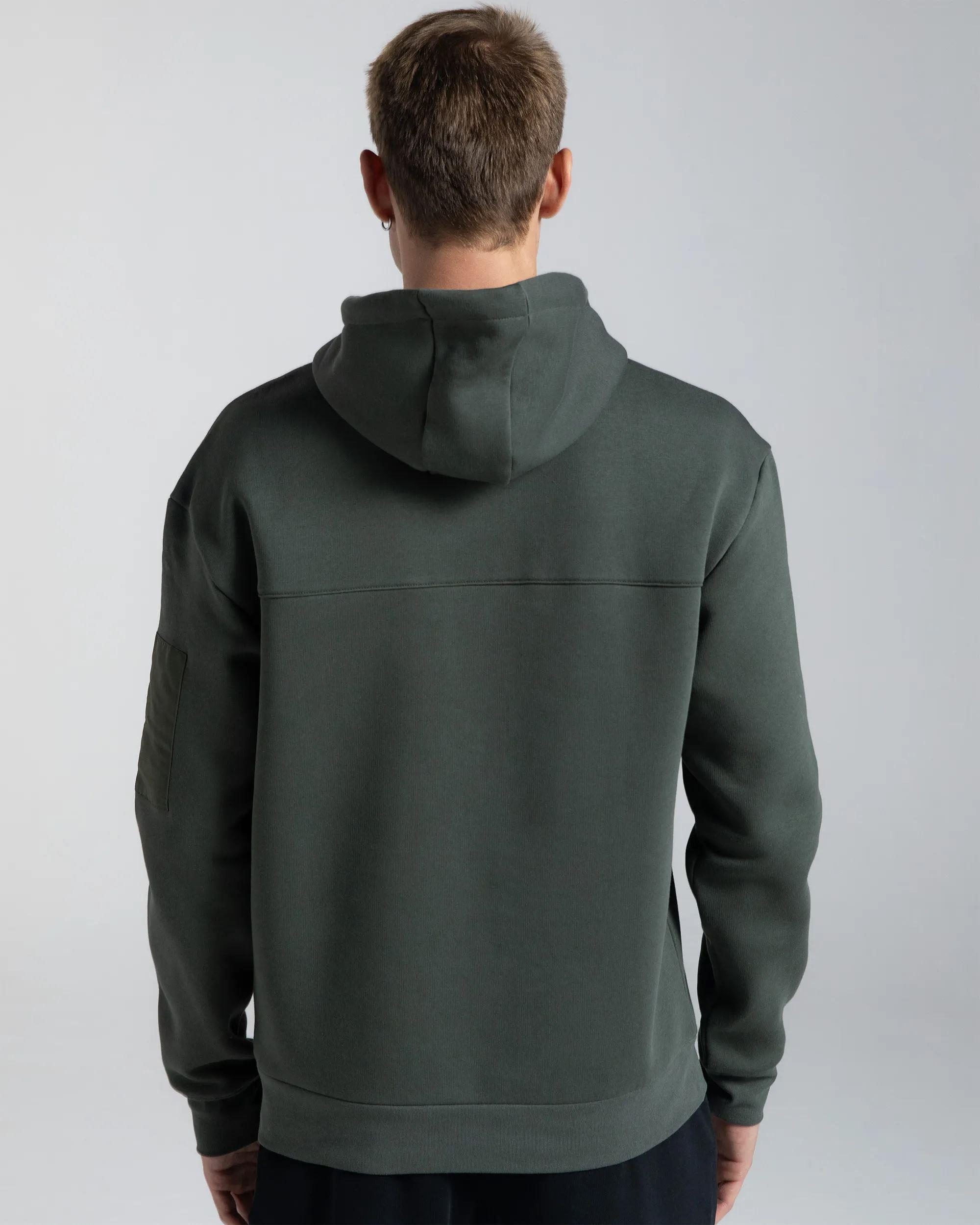 Kappa Authentic Hita Erkek Haki Kapşonlu Sweat