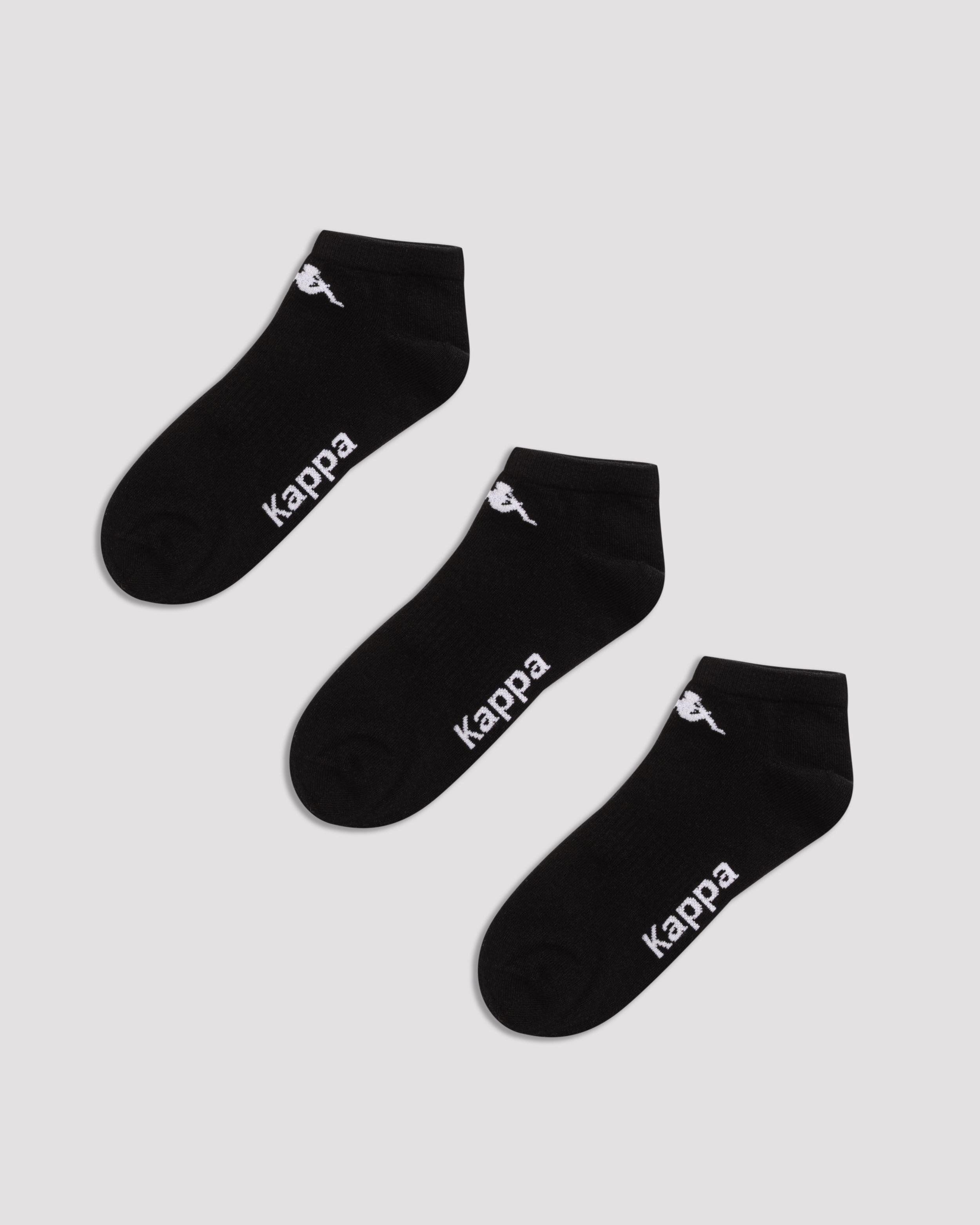 Kappa Authentic Sandy Tk 3Pack Unisex Siyah Soket Çorap