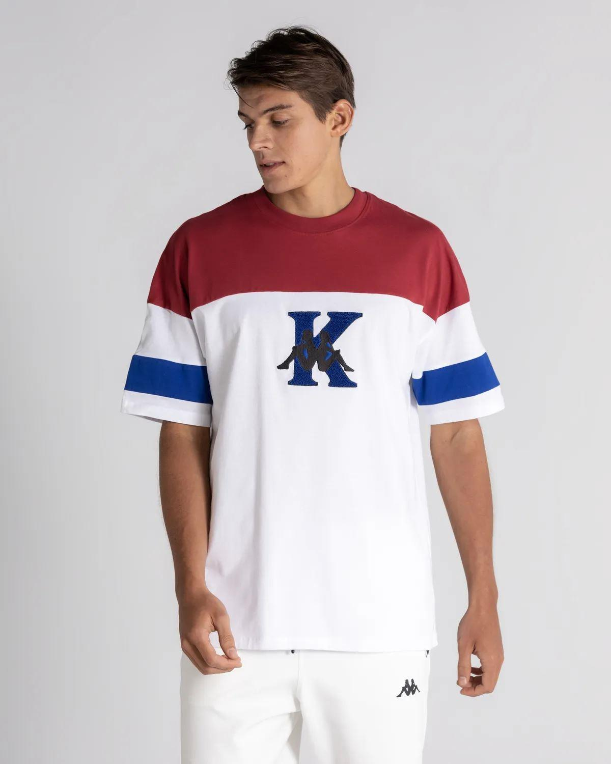 Kappa Authentic Suzene Erkek Renkli Bisiklet Yaka Tshirt