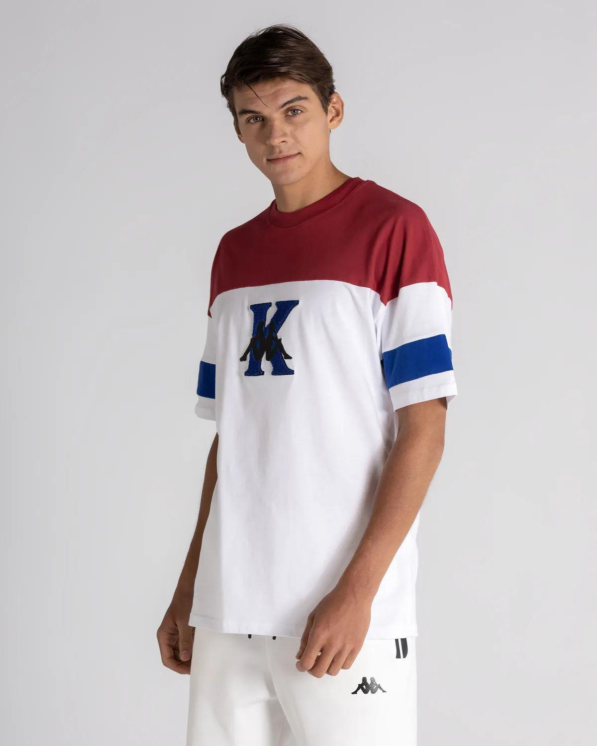 Kappa Authentic Suzene Erkek Renkli Bisiklet Yaka Tshirt