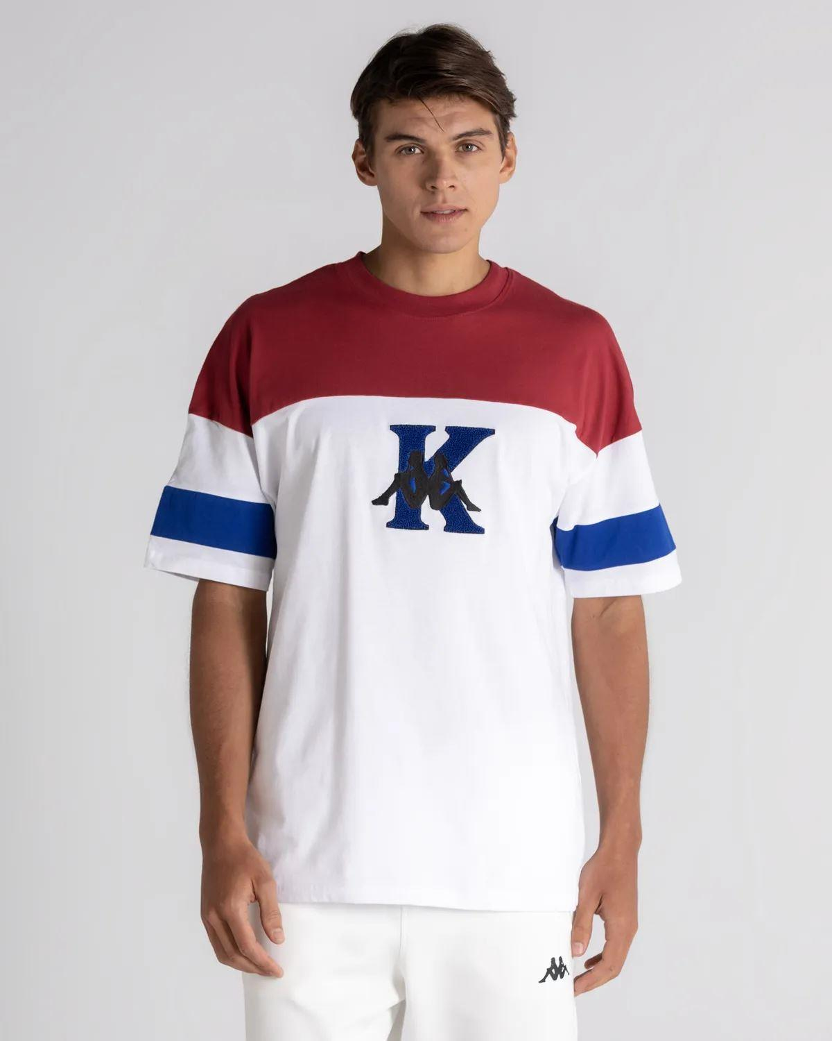 Kappa Authentic Suzene Erkek Renkli Bisiklet Yaka Tshirt