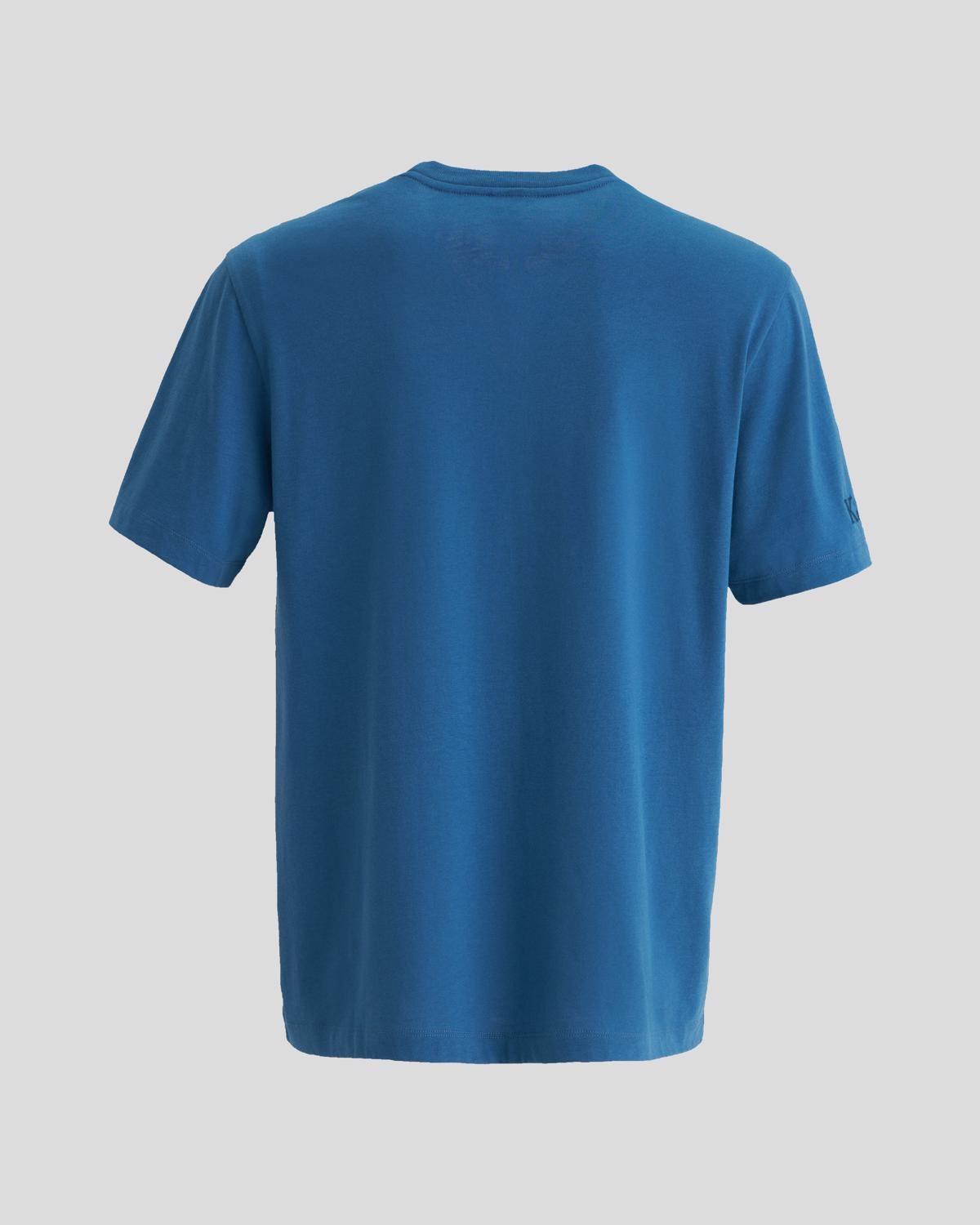 Kappa Authentic Tahitix Tk Erkek Mavi Bisiklet Yaka Tshirt