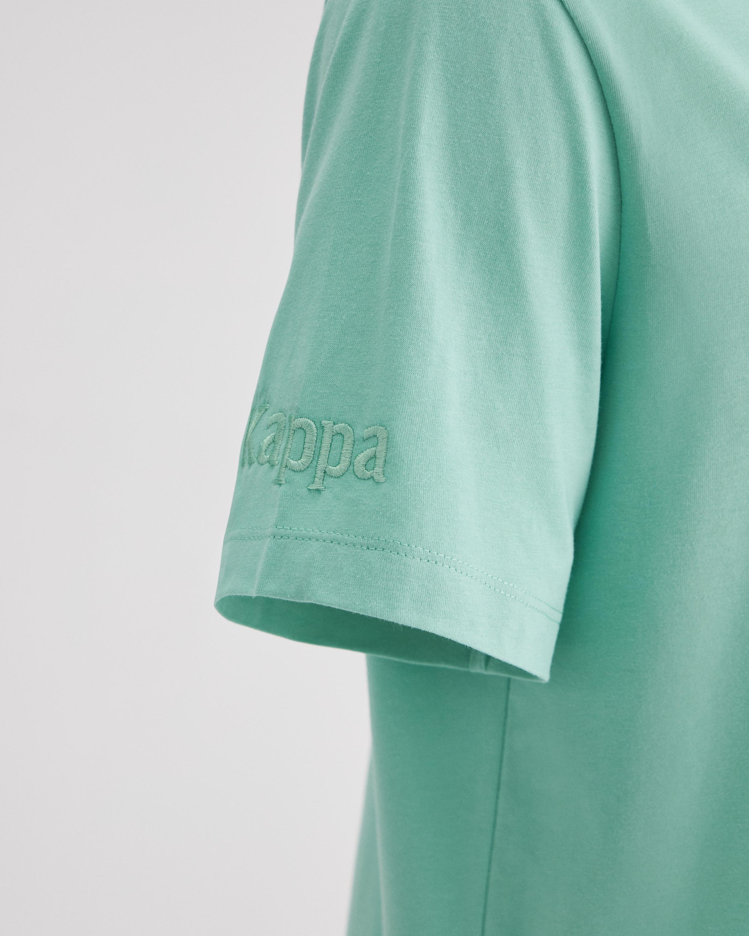 Kappa Authentic Tahitix Tk Erkek Yesil Bisiklet Yaka Tshirt