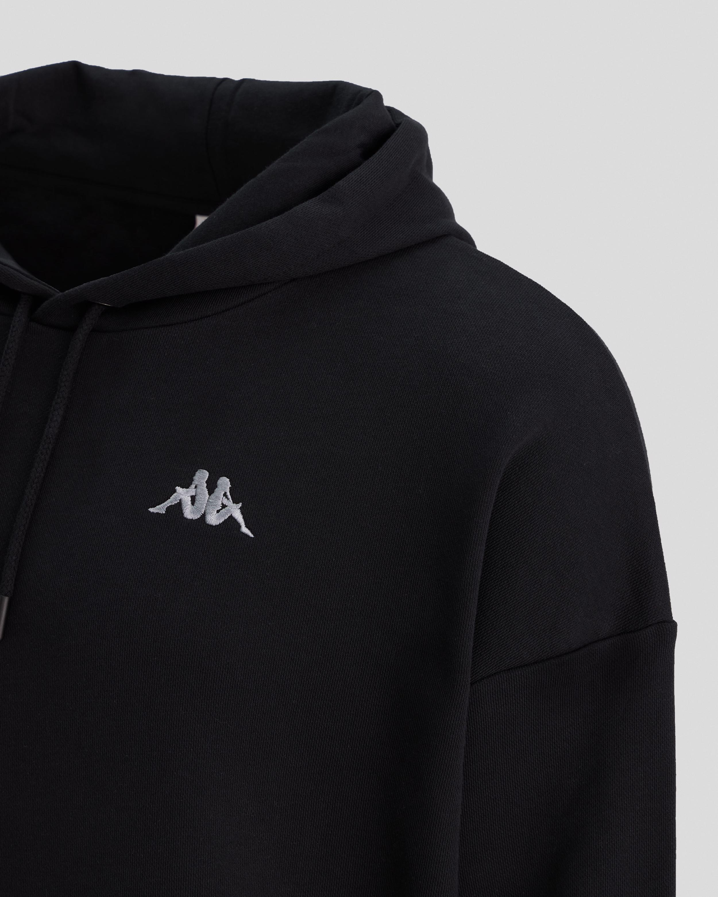Kappa Authentic Tallyx Tk Erkek Siyah Kapşonlu Sweat