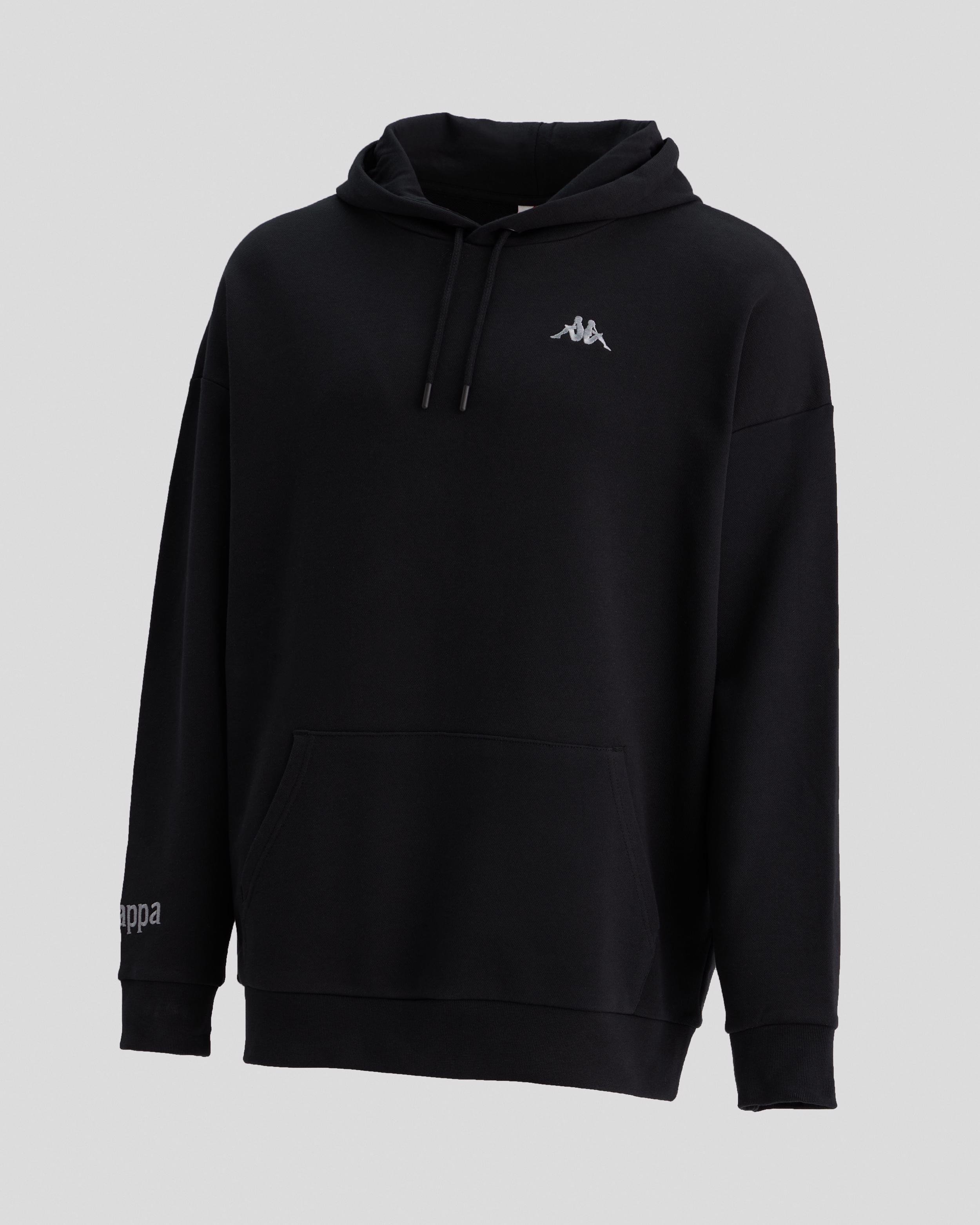 Kappa Authentic Tallyx Tk Erkek Siyah Kapşonlu Sweat