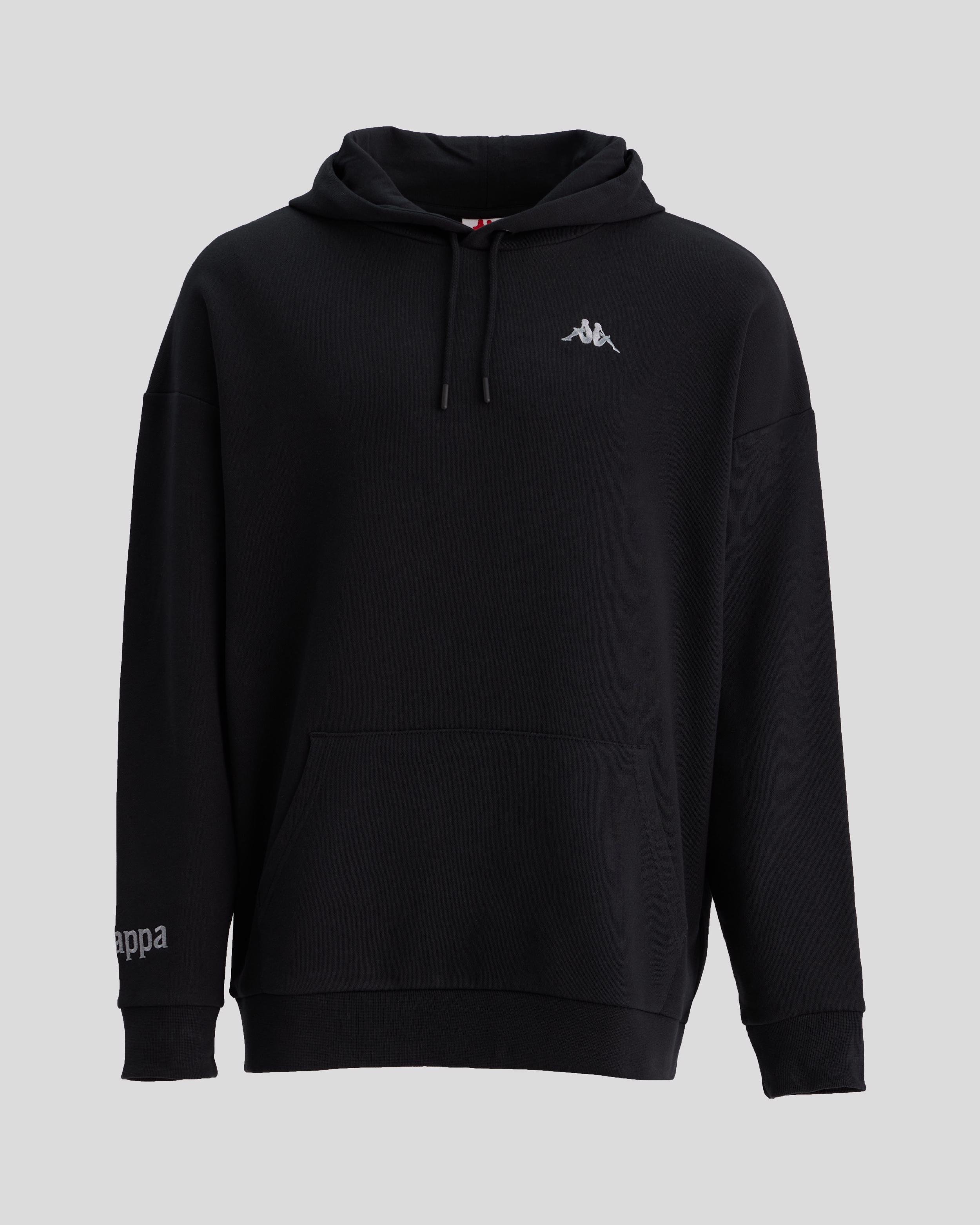 Kappa Authentic Tallyx Tk Erkek Siyah Kapşonlu Sweat