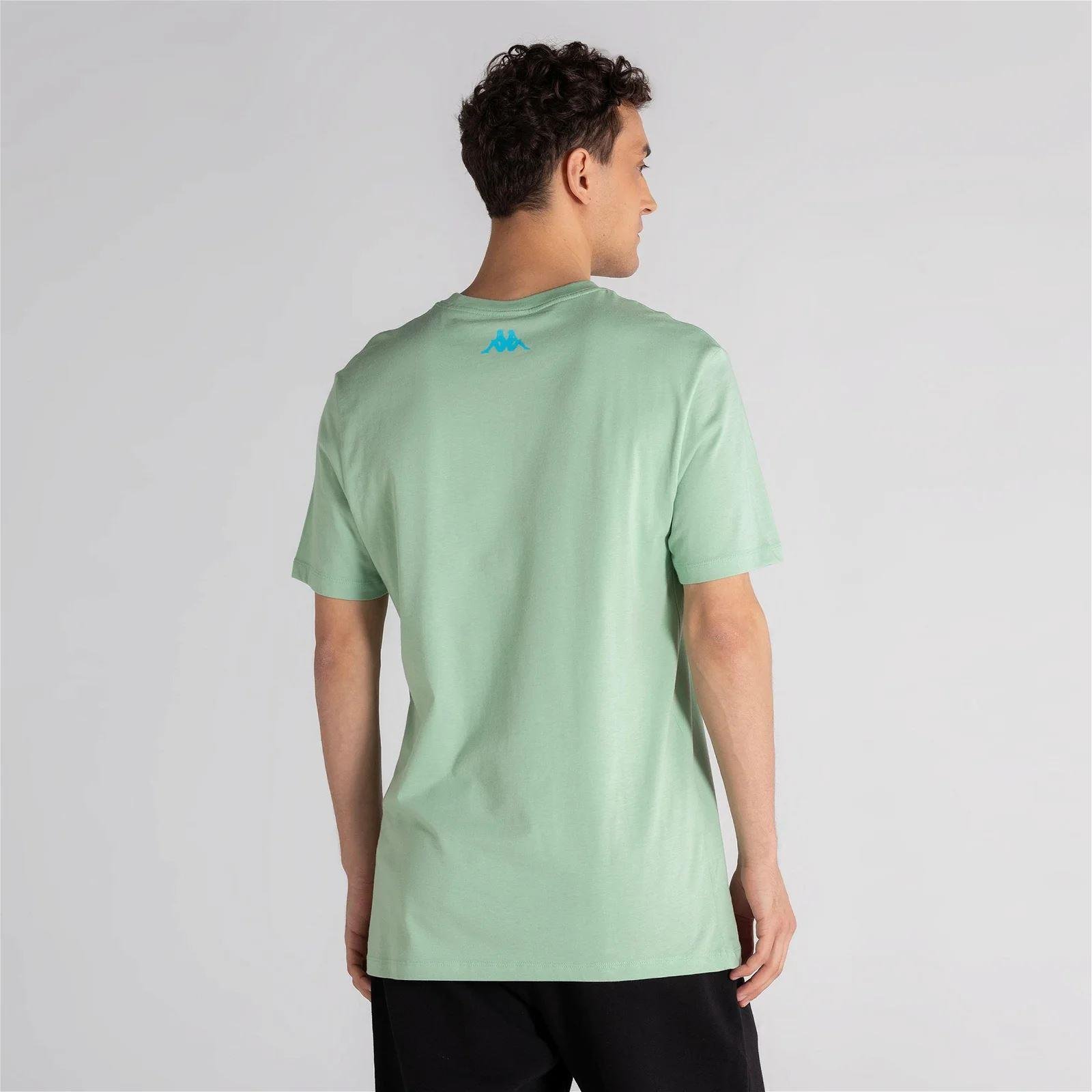 Kappa Authentic Winay Erkek Yesil Bisiklet Yaka Tshirt