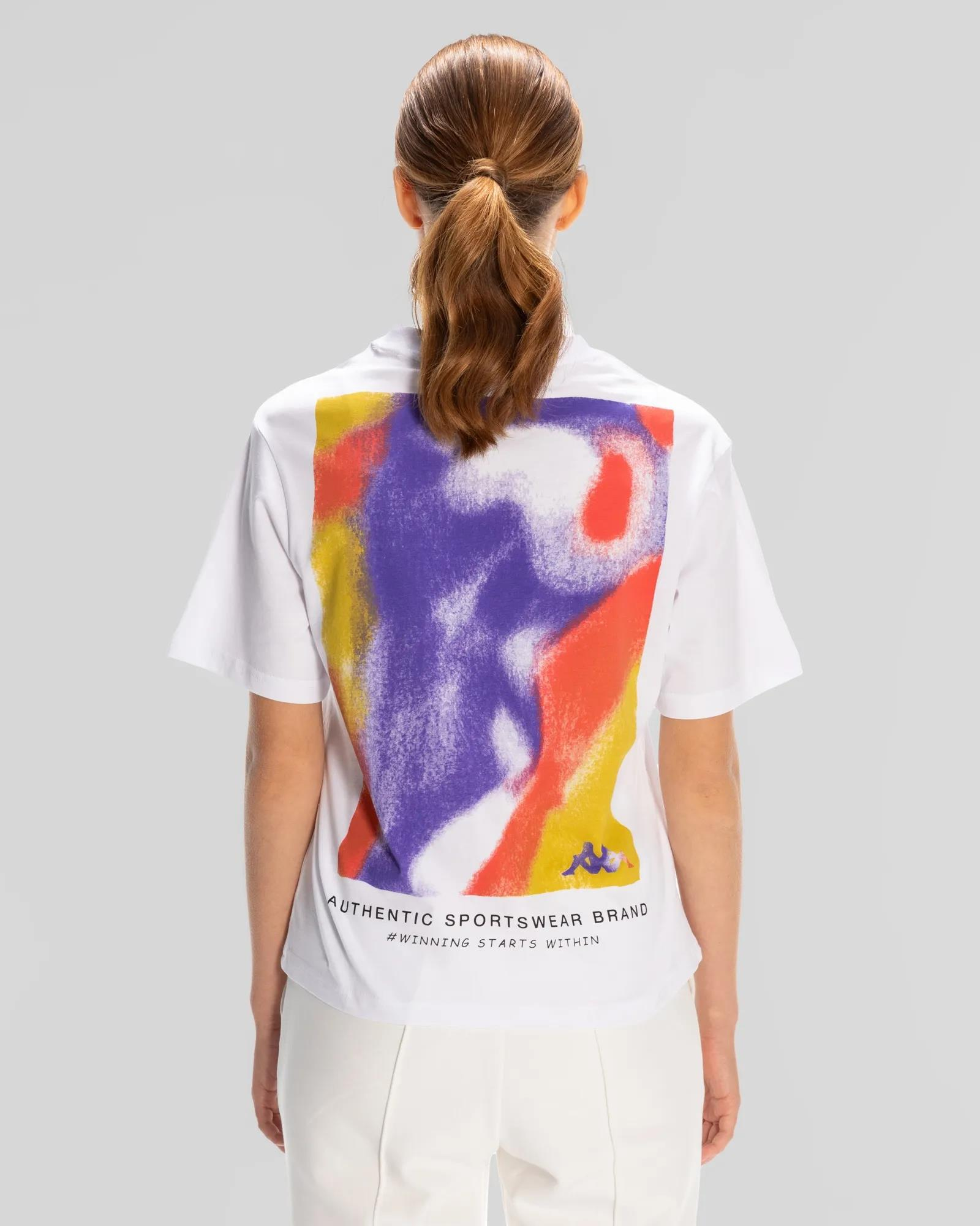 Kappa Kappa Authentic Shoshanna T-Shirt Kadın  Bisiklet Yaka Tshirt