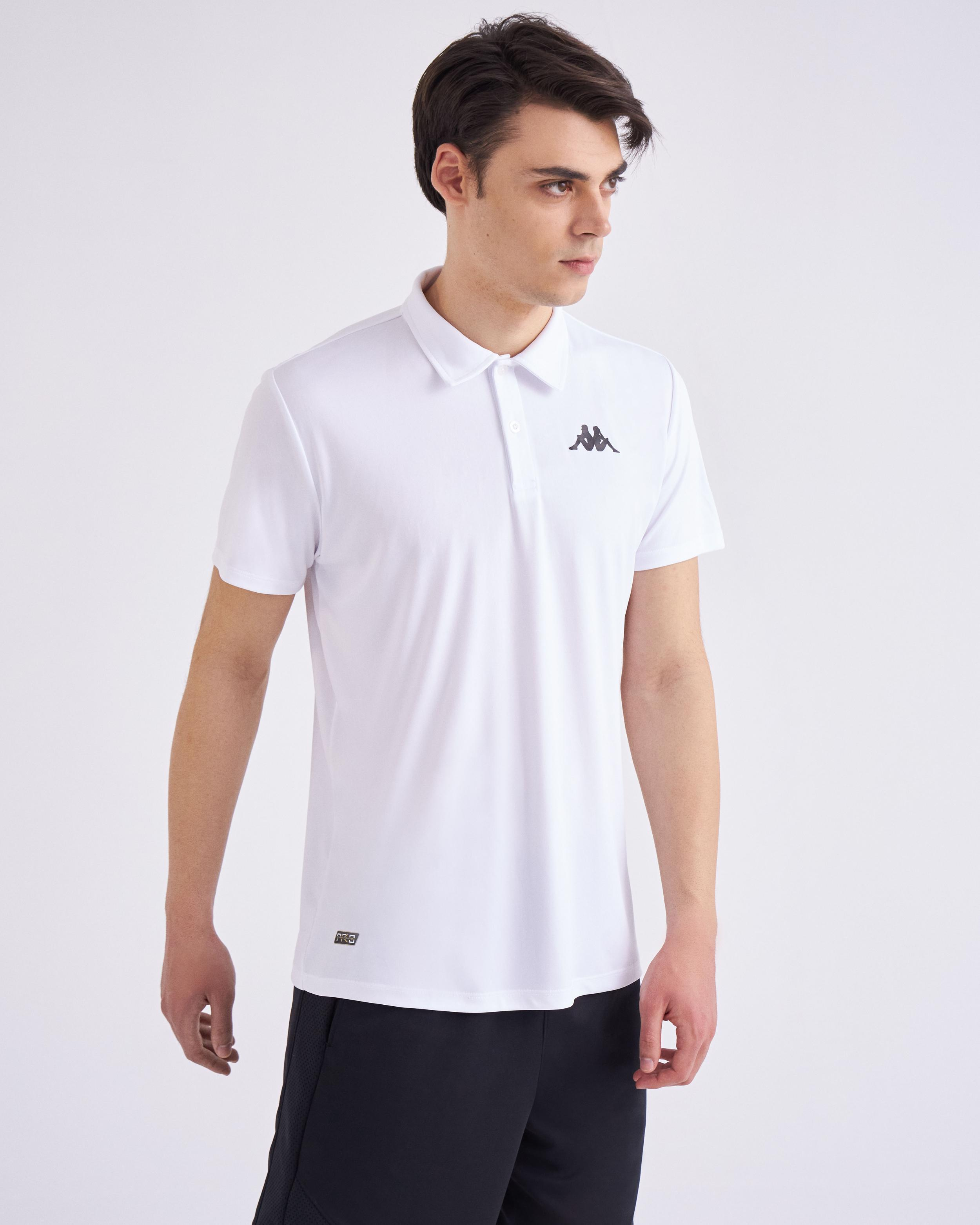Kappa Kombat Poly Polo Tk Erkek Beyaz Polo Yaka Tshirt