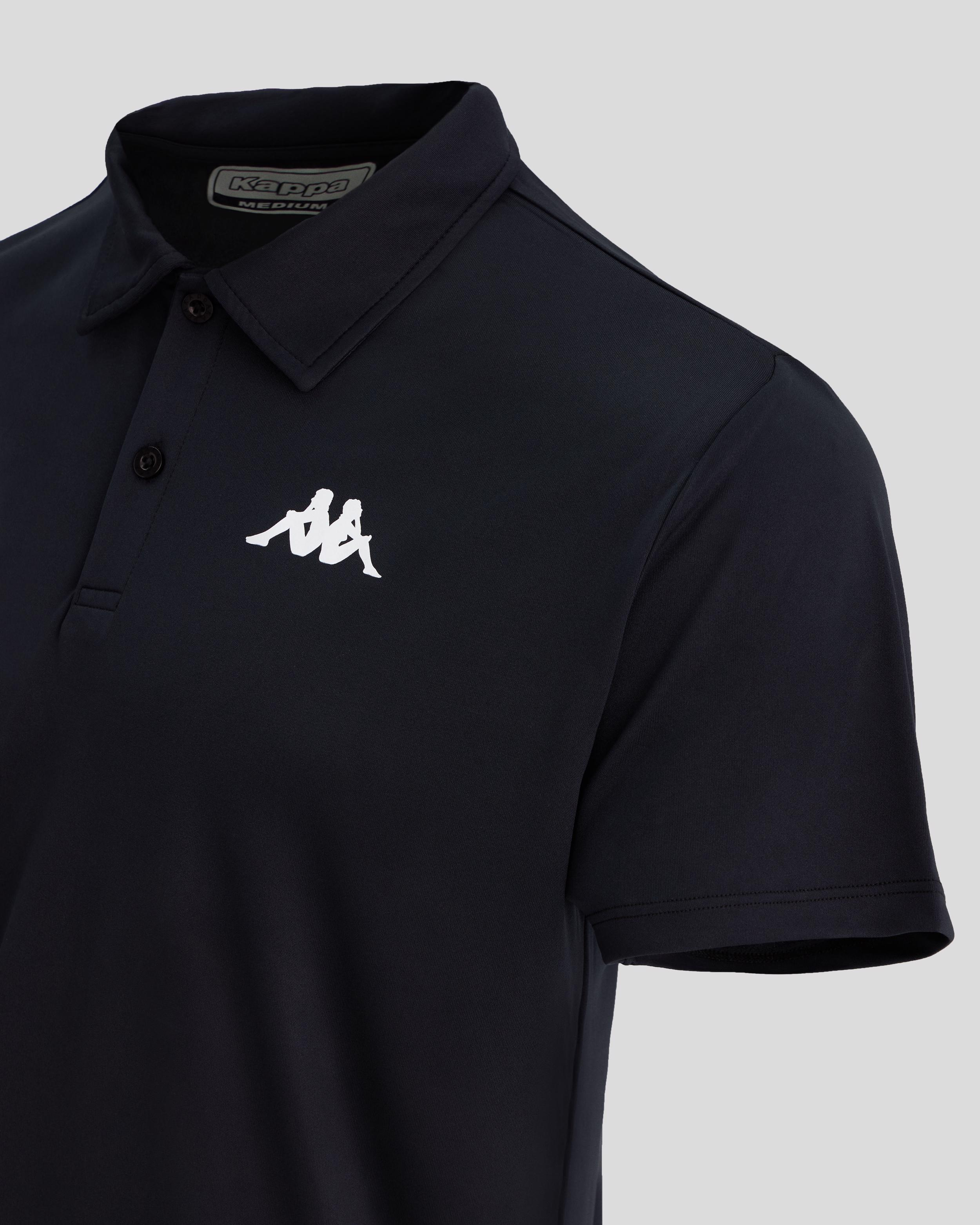 Kappa Kombat Poly Polo Tk Erkek Siyah Polo Yaka Tshirt