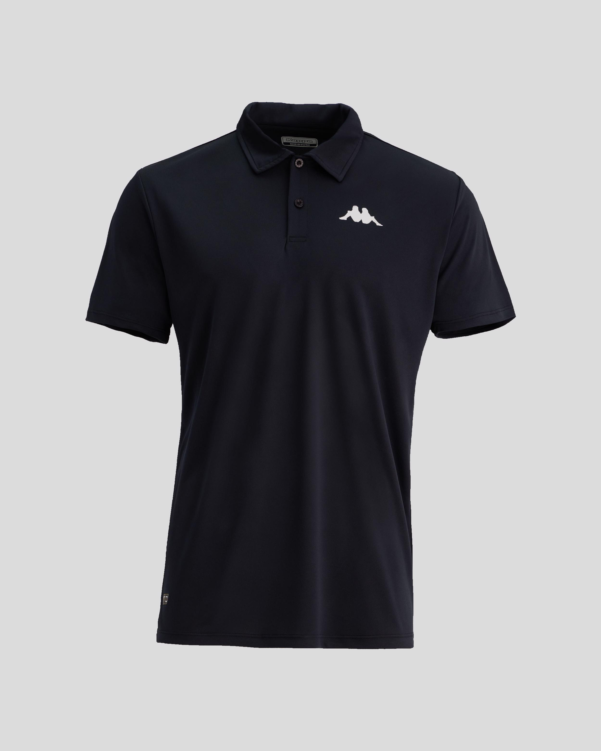 Kappa Kombat Poly Polo Tk Erkek Siyah Polo Yaka Tshirt