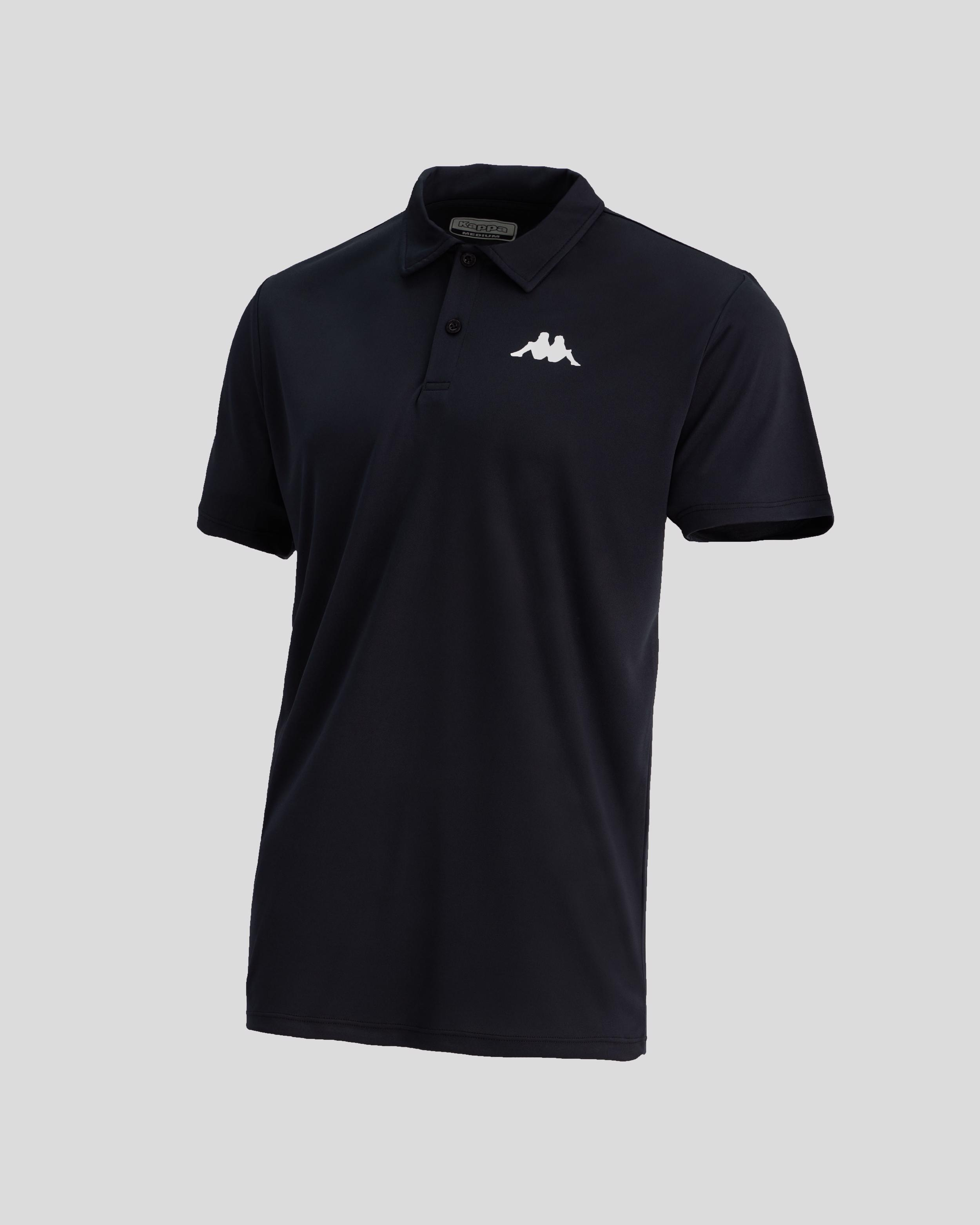 Kappa Kombat Poly Polo Tk Erkek Siyah Polo Yaka Tshirt
