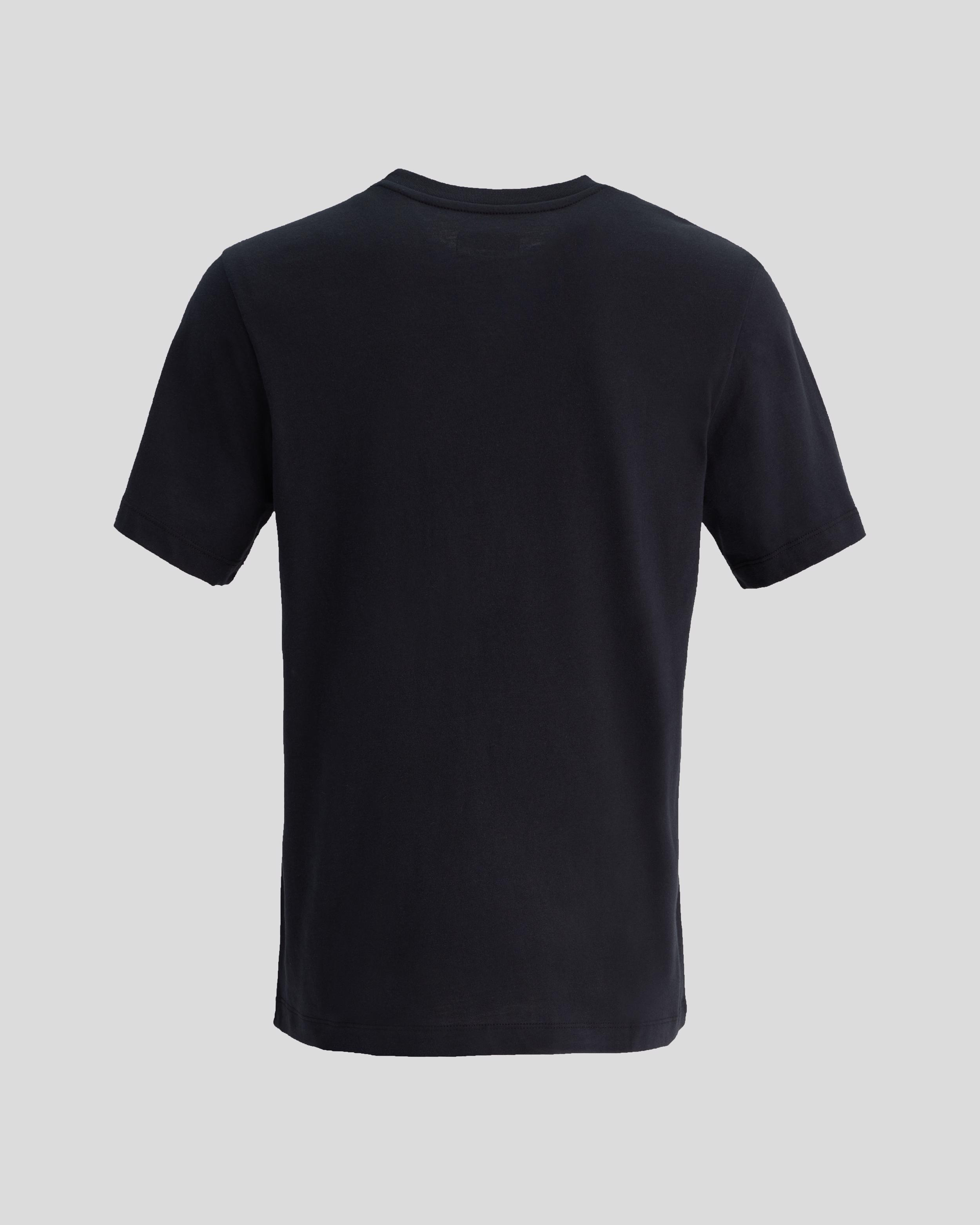 Kappa Logo Cromen Tk Erkek Siyah Bisiklet Yaka Tshirt