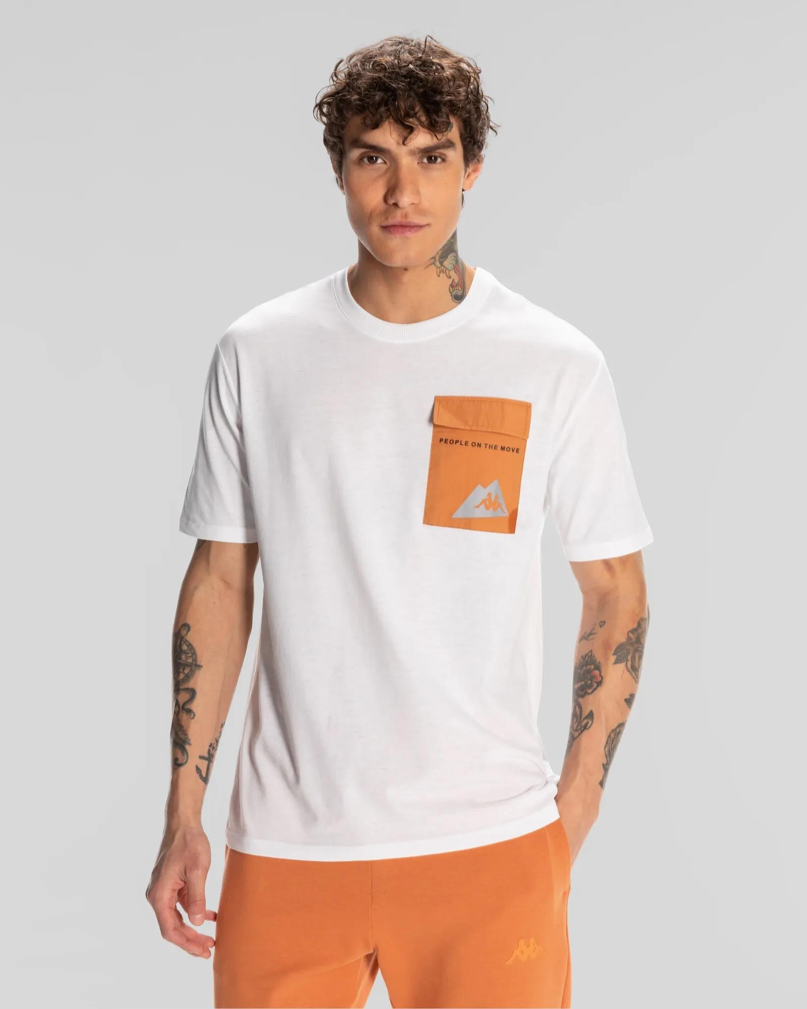 Kappa Maska Erkek  Bisiklet Yaka Tshirt
